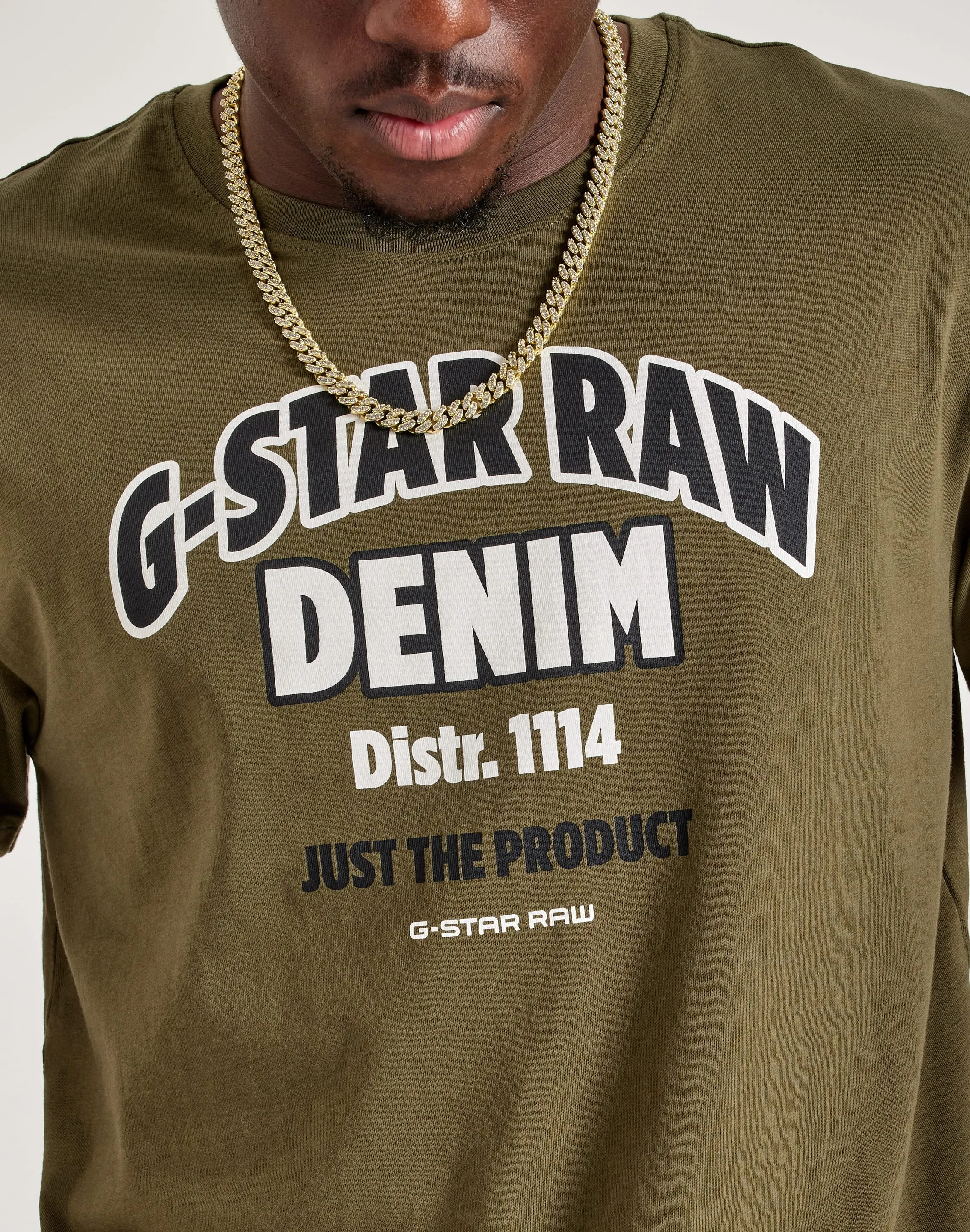 G-Star Graphic Tee WrinkleResistantFabric Flatlock stitching