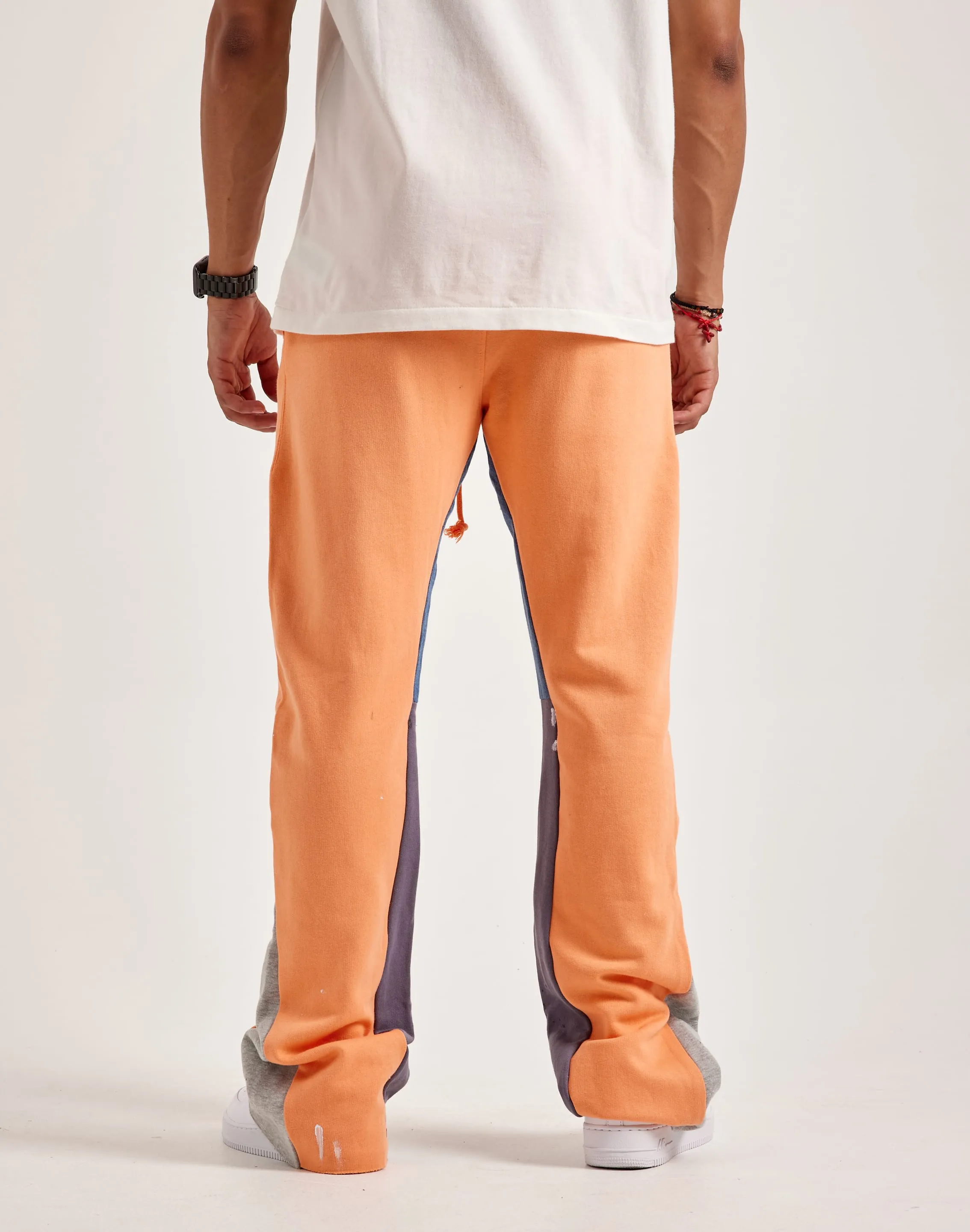 MNML Contrast Bootcut Sweatpants Flatlock stitching Fall Core