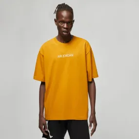 TearResistantMaterial StretchableFabric AIR JORDAN WORDMARK SS TEE - CHUTNEY