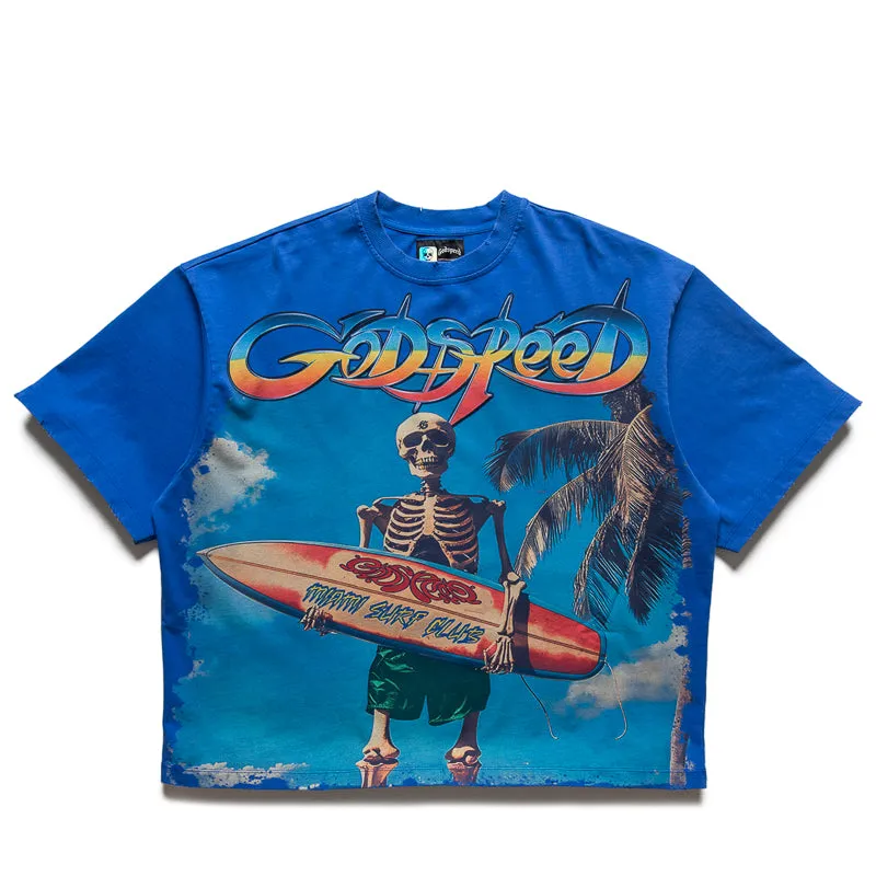 Godspeed New York Miami Surf Club Tee - Blue Water Resistant