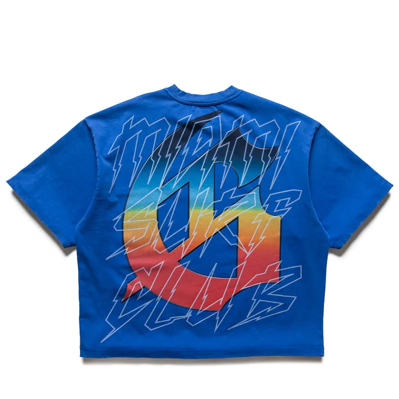 Godspeed New York Miami Surf Club Tee - Blue ribbon