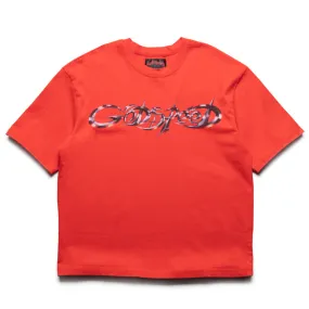 Godspeed New York New Age Logo Tee - Red Breathable Mesh Panels