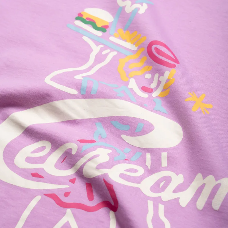 squash venue Ice Cream Waitress Tee - Orchid