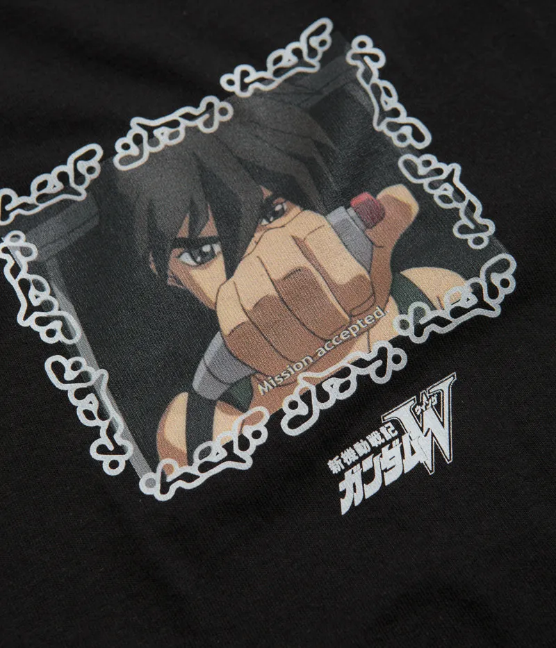 Best-selling buckle HUF Heero T-Shirt - Black