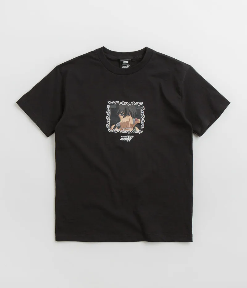 HUF Heero T-Shirt - Black Chic picnic clothes