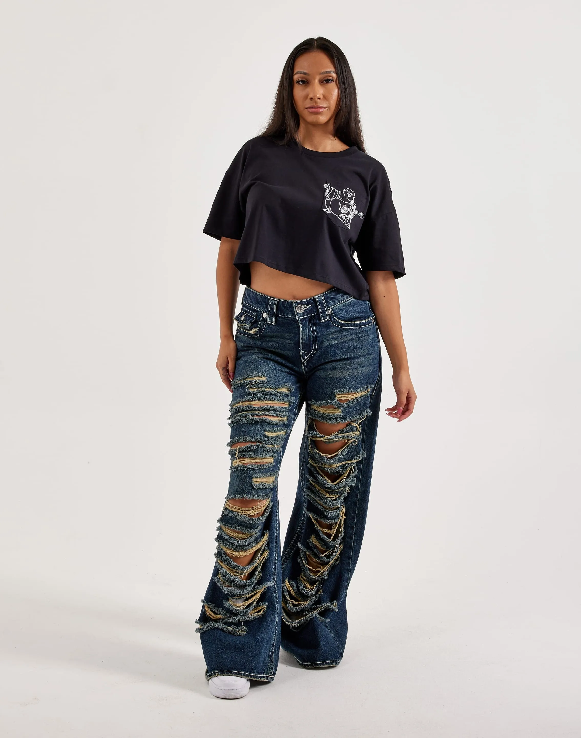 Balance Core True Religion Embroidered Buddha Tee