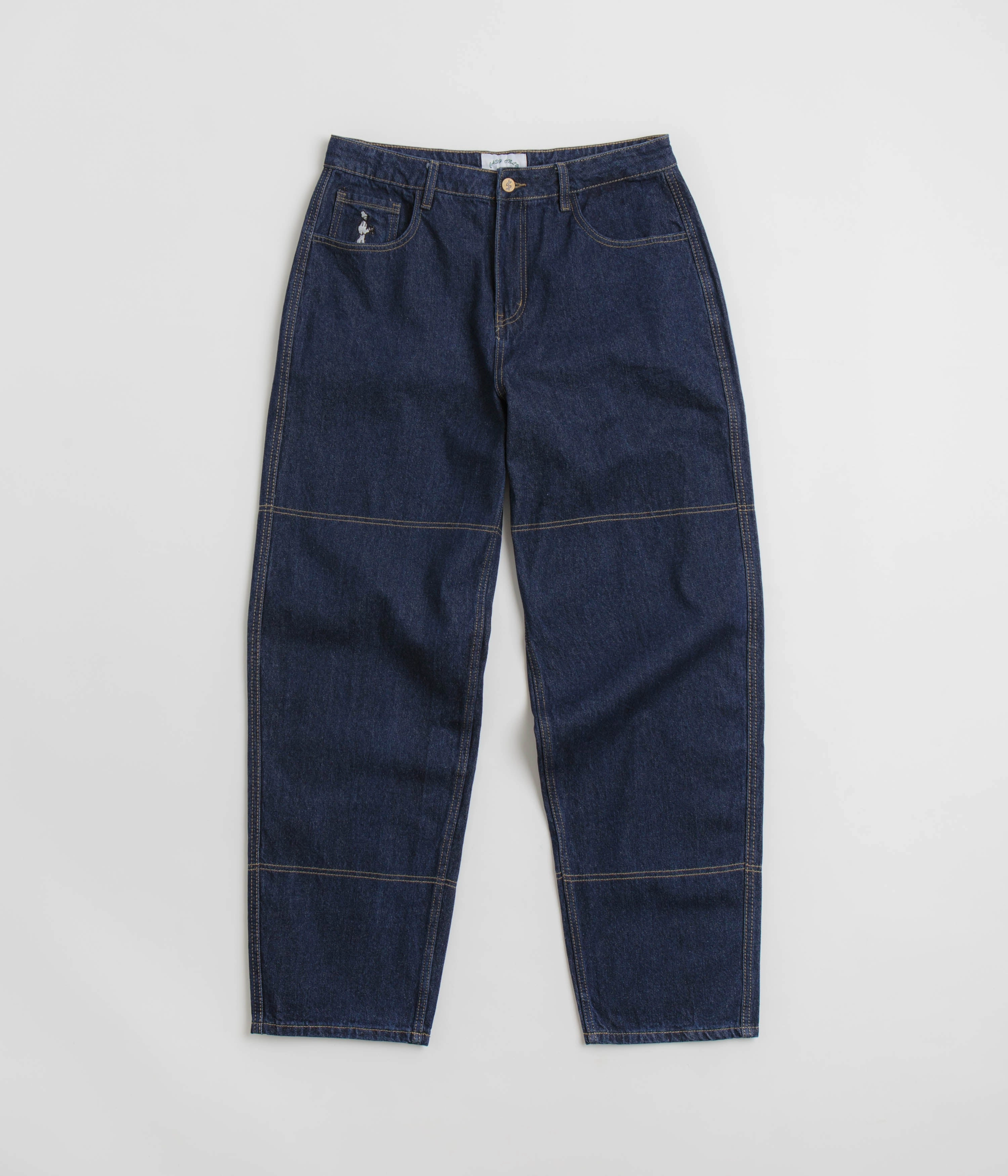 Cash Only Aleka Jeans - Raw Indigo FlameRetardantTreatment