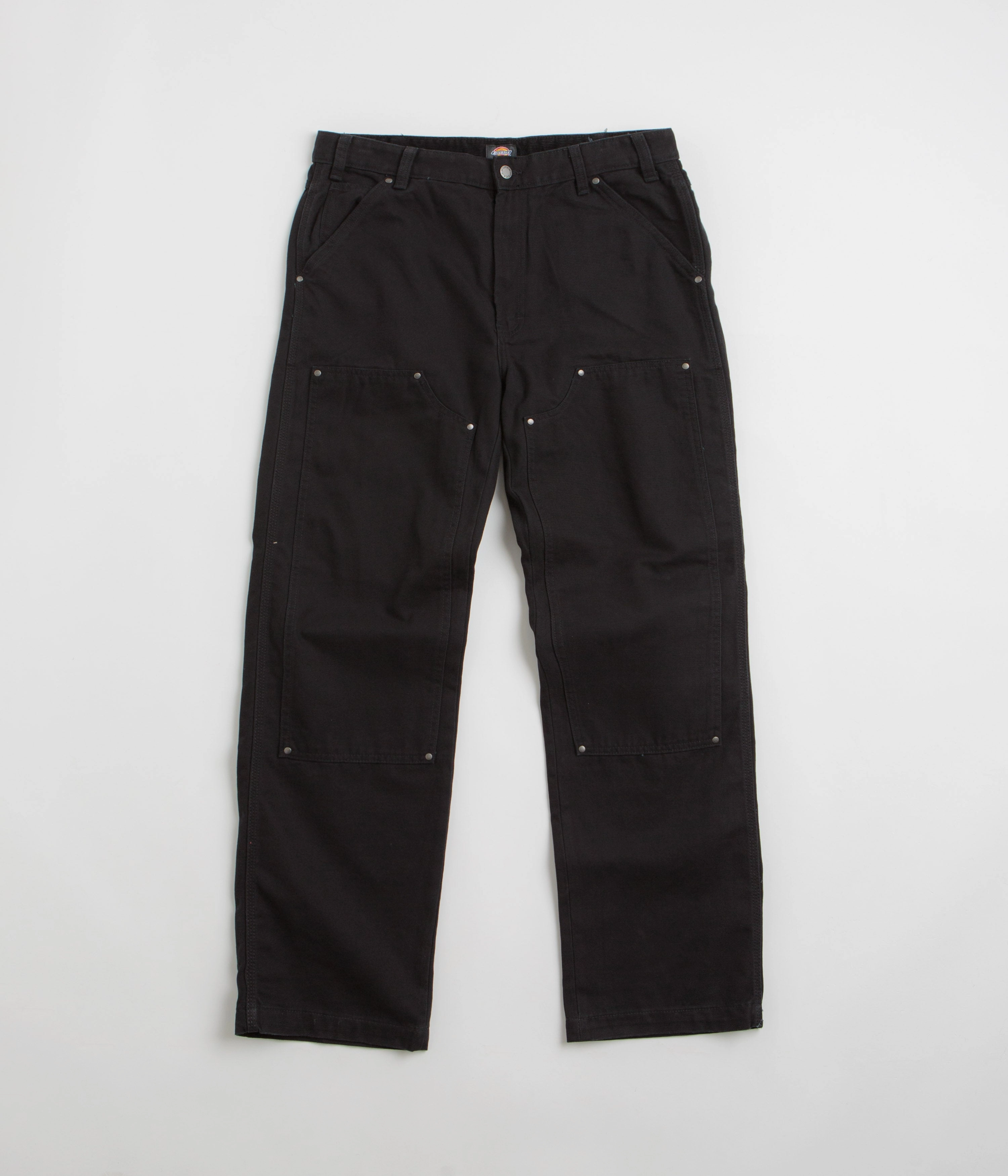 MoistureControlLiner Compact Packability Dickies Duck Canvas Utility Pants - Stone Washed Black