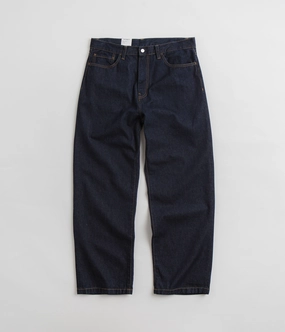 Carhartt Landon Pants - Blue Rinsed SmoothZipper Wrinkle-Resistant