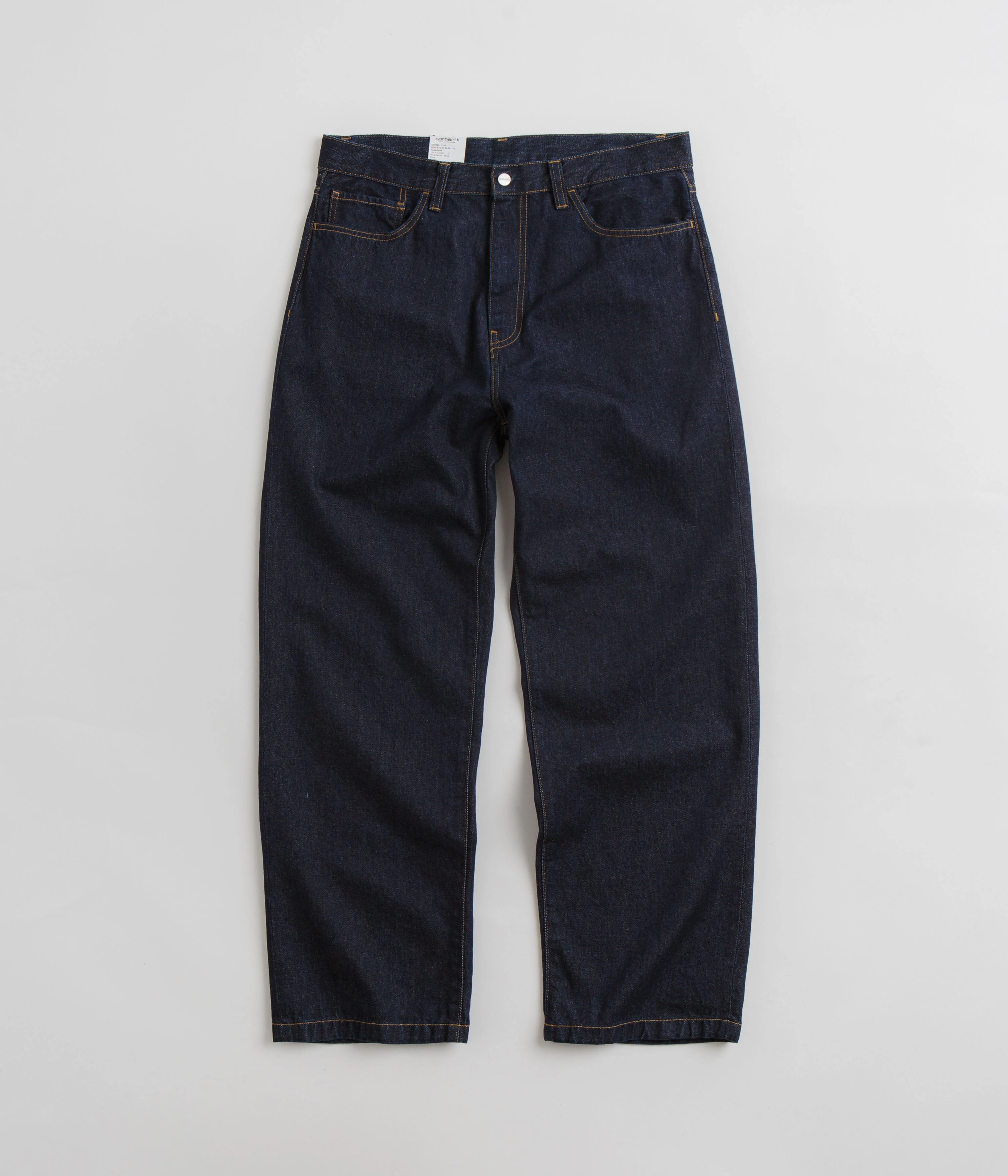 Carhartt Landon Pants - Blue Rinsed SmoothZipper Wrinkle-Resistant