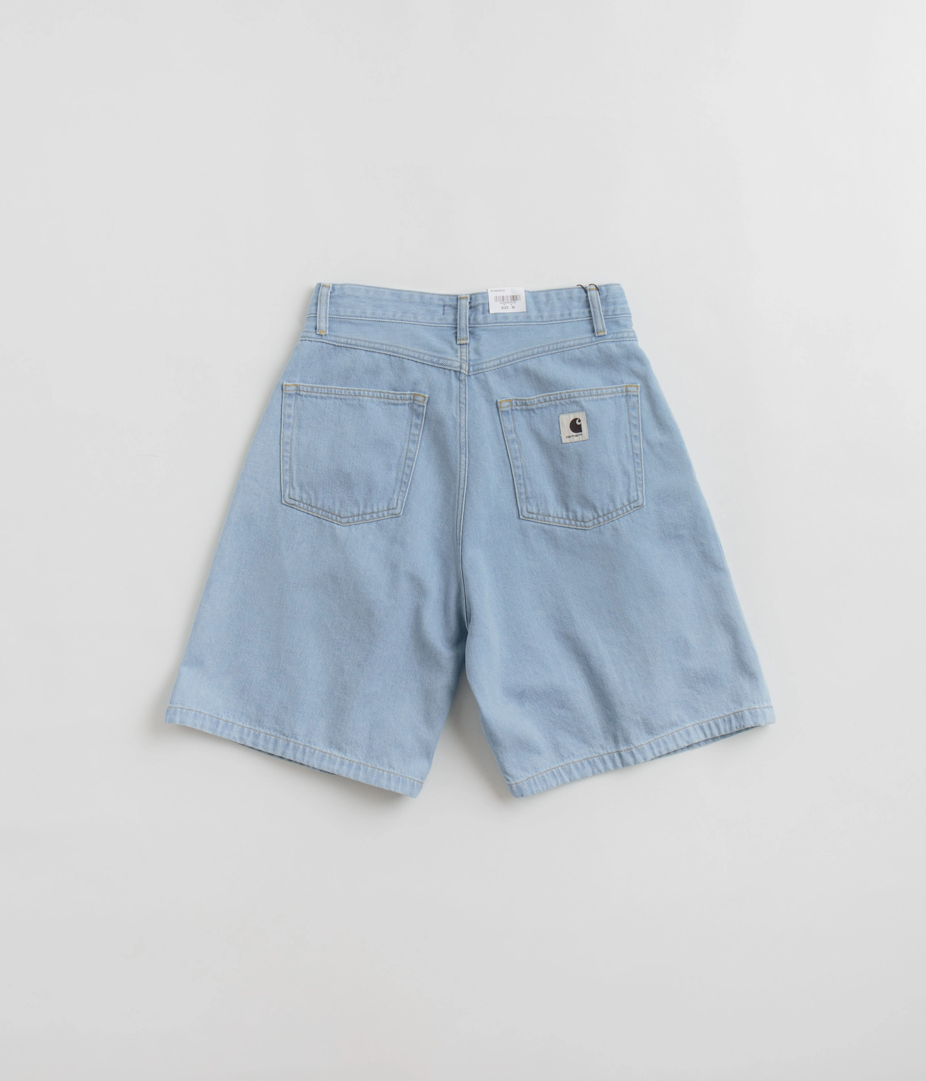Slimming Effect Carhartt Womens Alta Shorts - Stone Bleached Blue