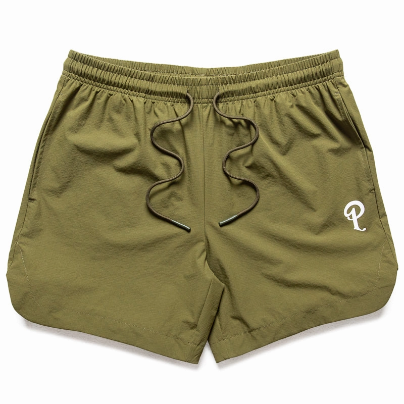 Politics Stride Short - Olive Contemporary Cut