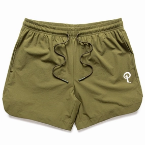 Politics Stride Short - Olive Stain Resistant Treatment AntiSnagTechnology
