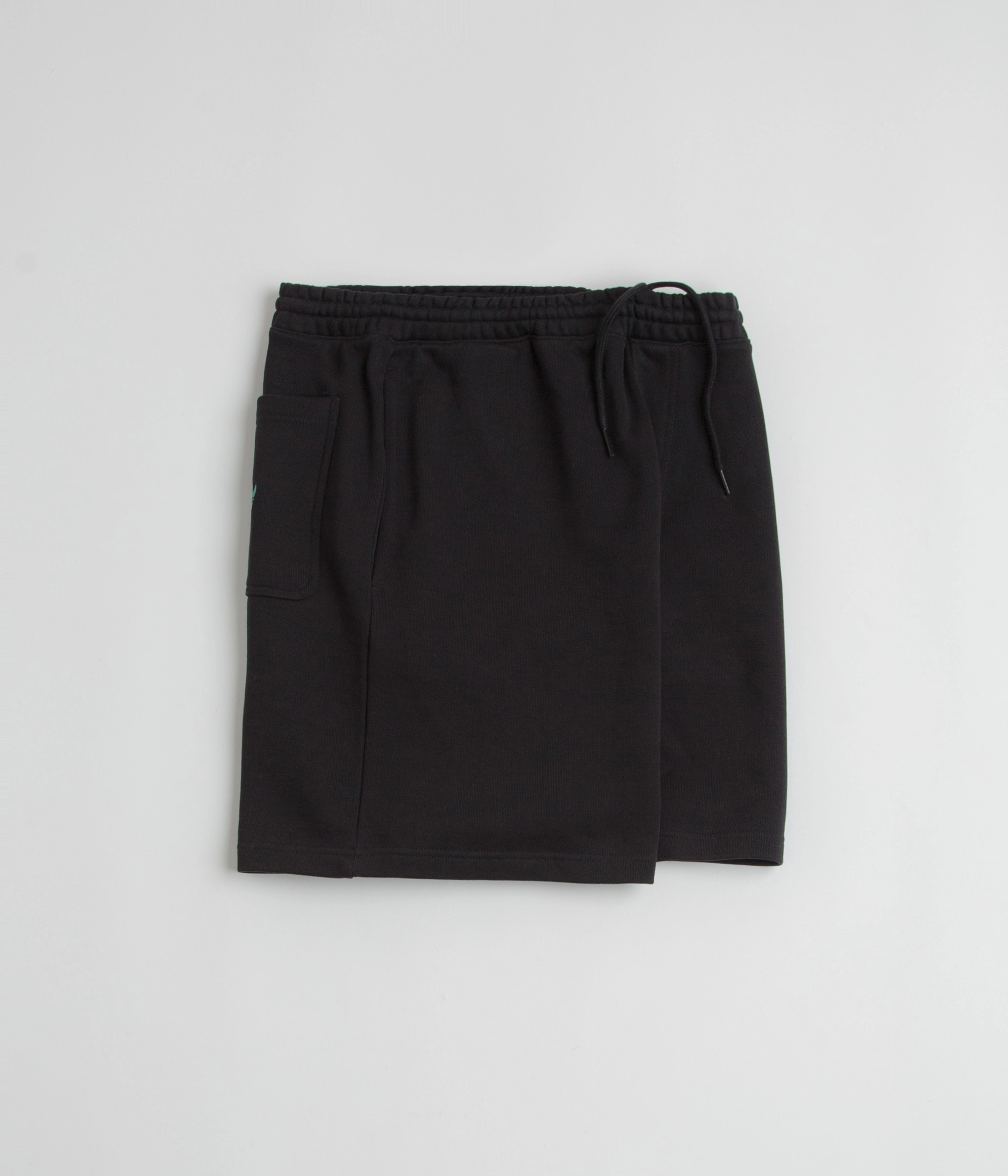 new semester Adidas Shmoofoil Heavyweight Shorts - Black / Preloved Teal