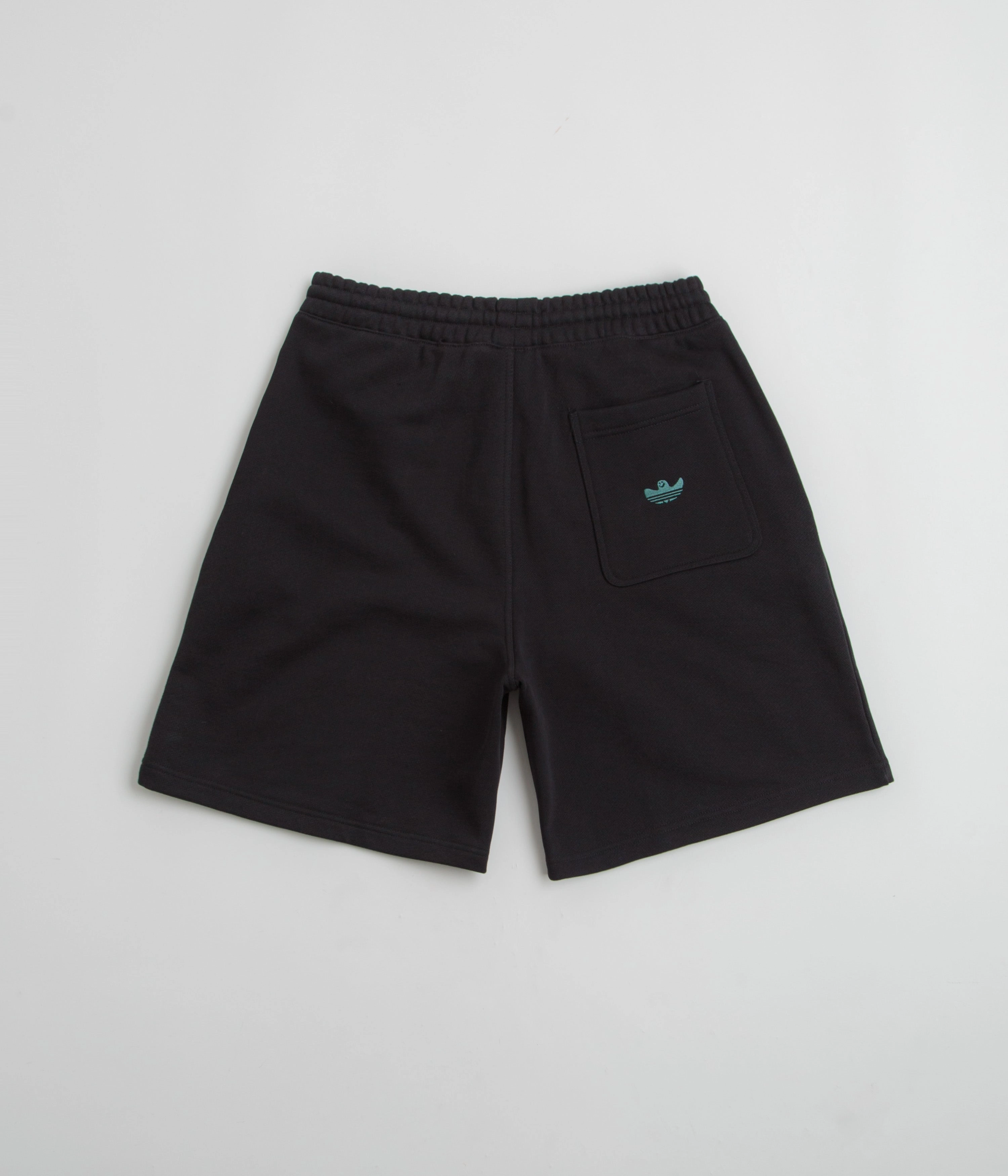Comfortable Waistband Sandals Adidas Shmoofoil Heavyweight Shorts - Black / Preloved Teal