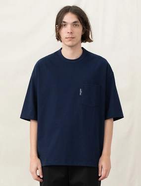 WaterRepellent Finish TemperatureRegulating Material Cinch Pocket Heavyweight Shirt (Navy)