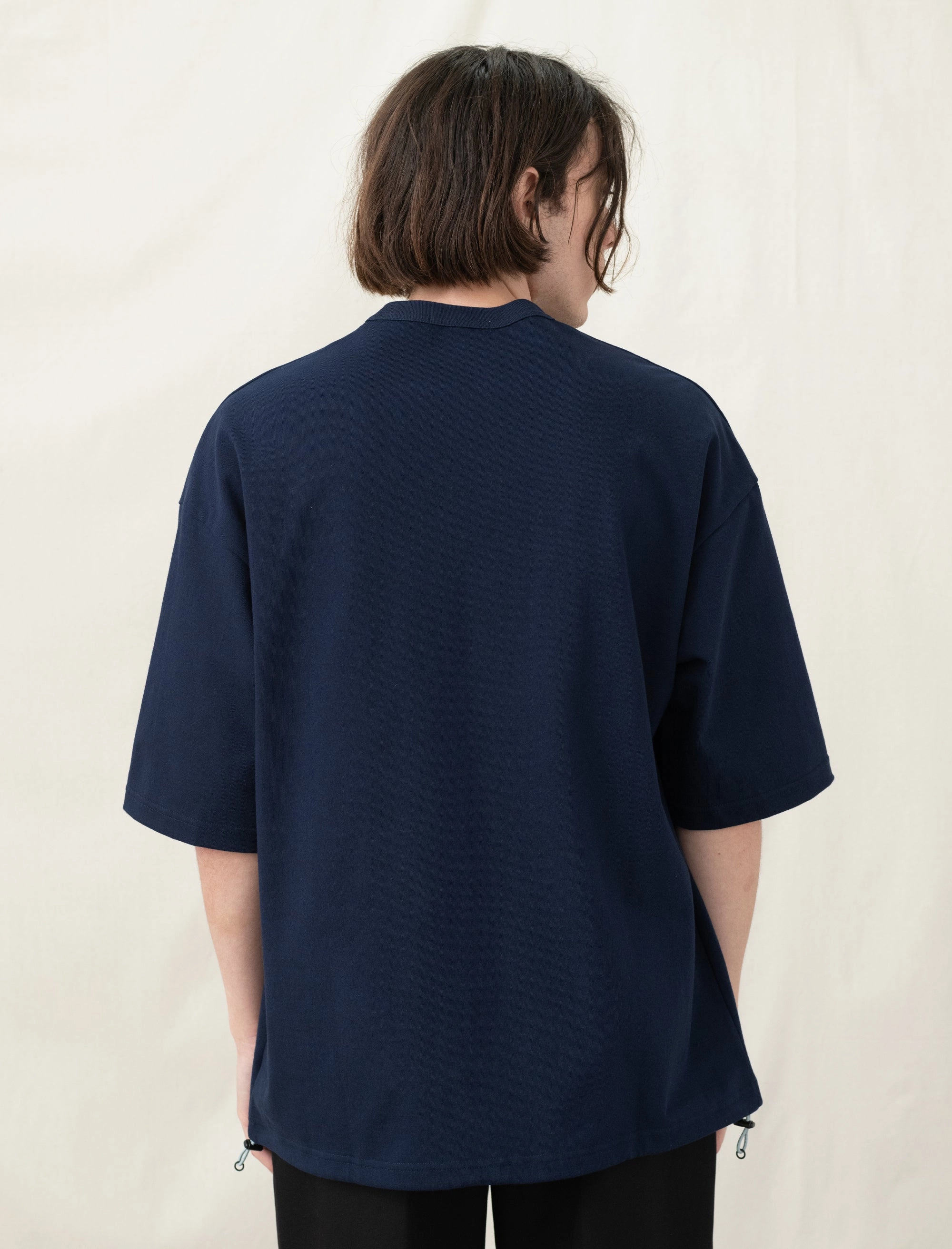 DurableBlend Zipper Closure Cinch Pocket Heavyweight Shirt (Navy)