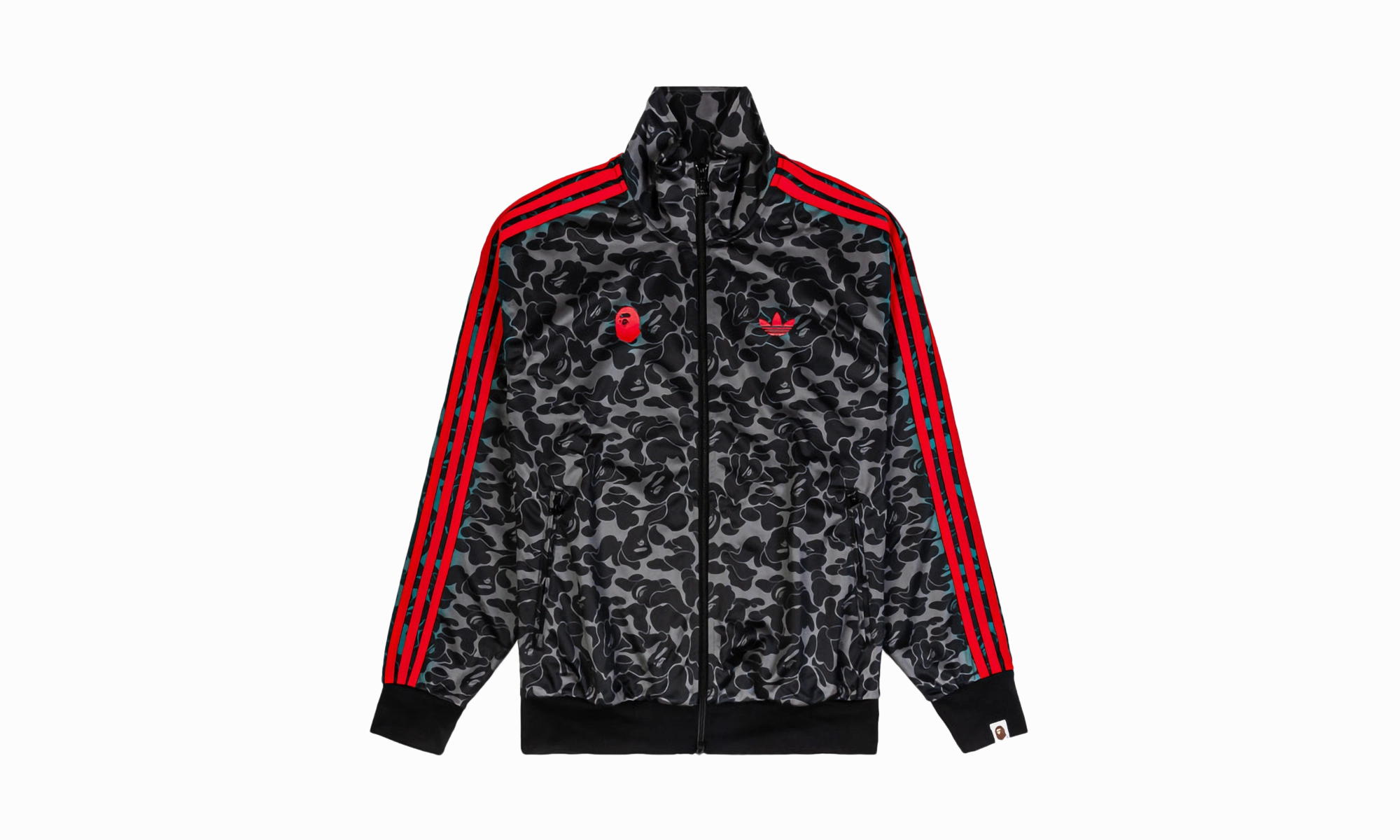 CompactWeave ButterSoftKnit Firebird Track Top "BAPE - Black"