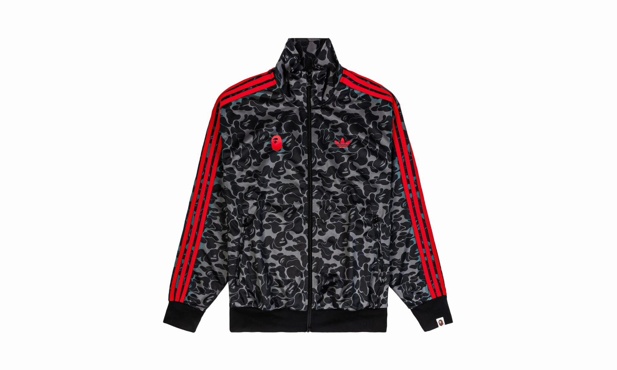 Firebird Track Top "BAPE - Black" MultiPanelCut UV Protection