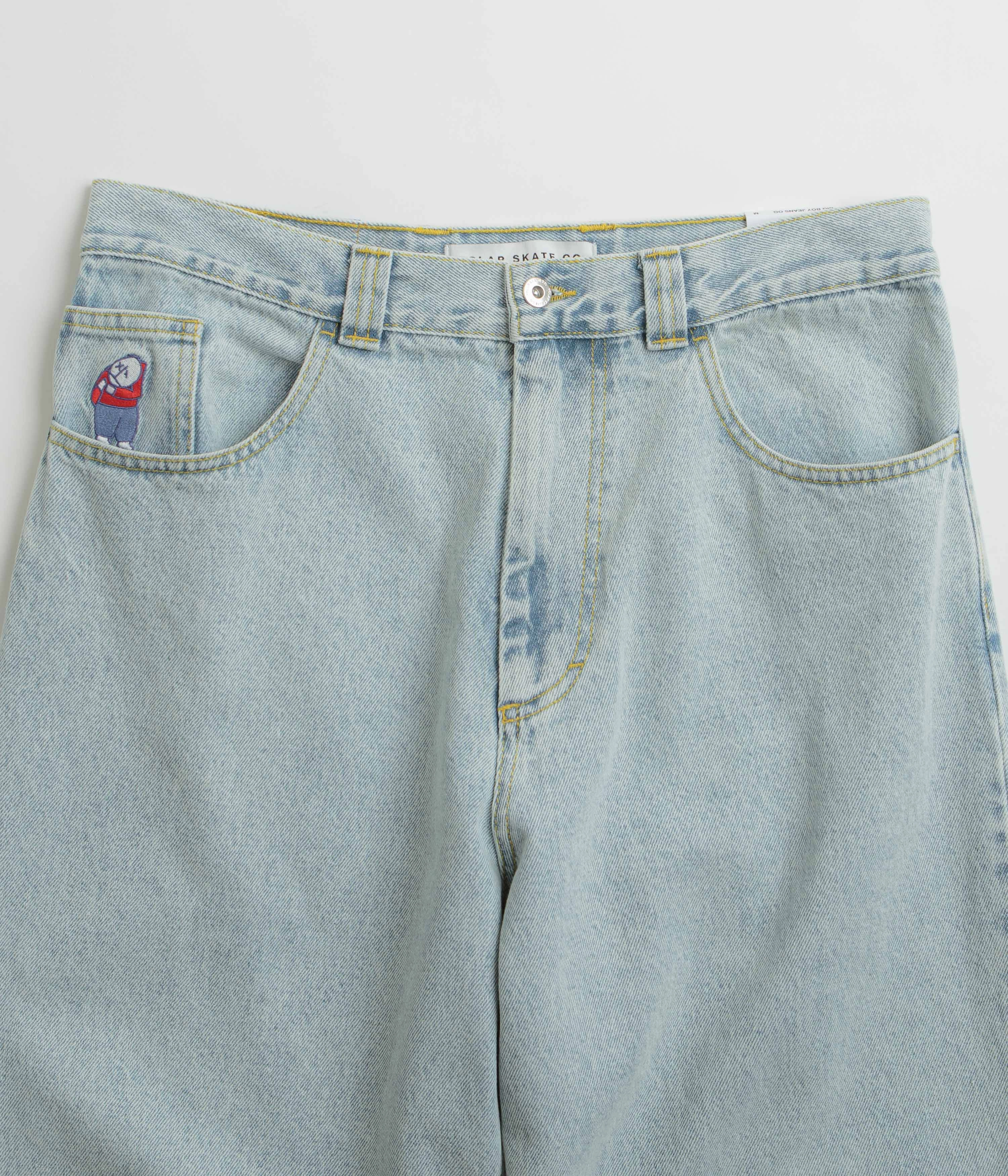 Ultra Soft Inner Layer Polar Big Boy Jeans - Light Blue / OG Logo