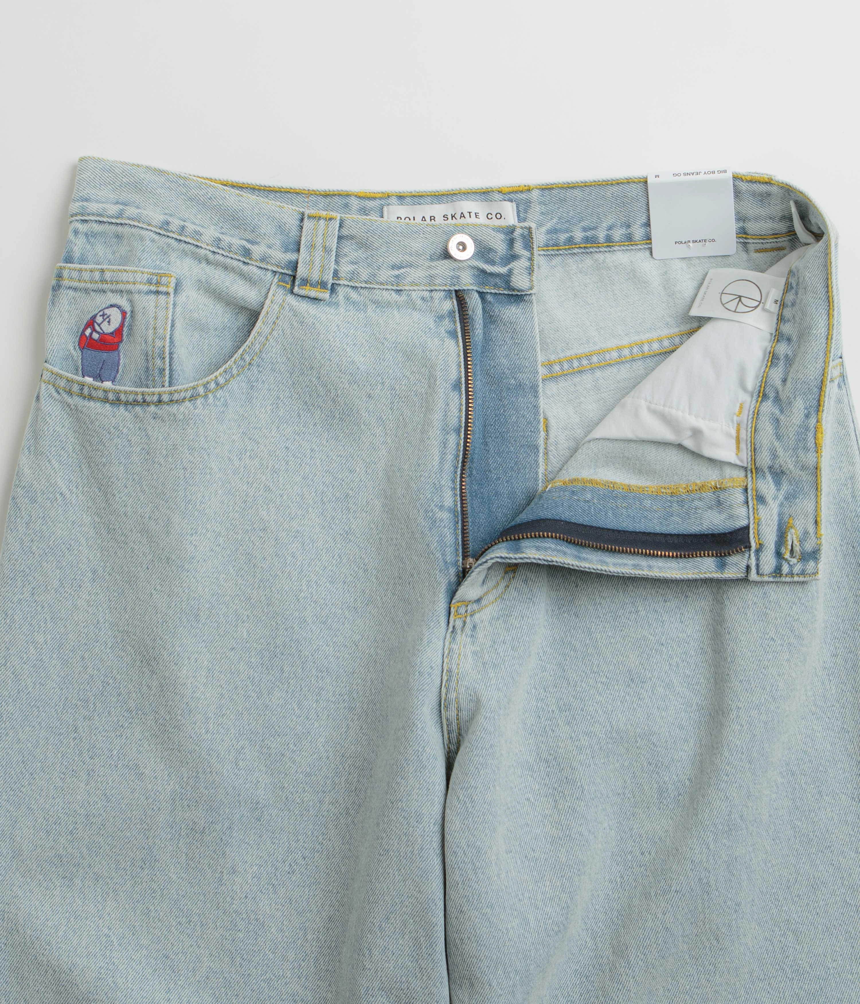 Versatile use Polar Big Boy Jeans - Light Blue / OG Logo