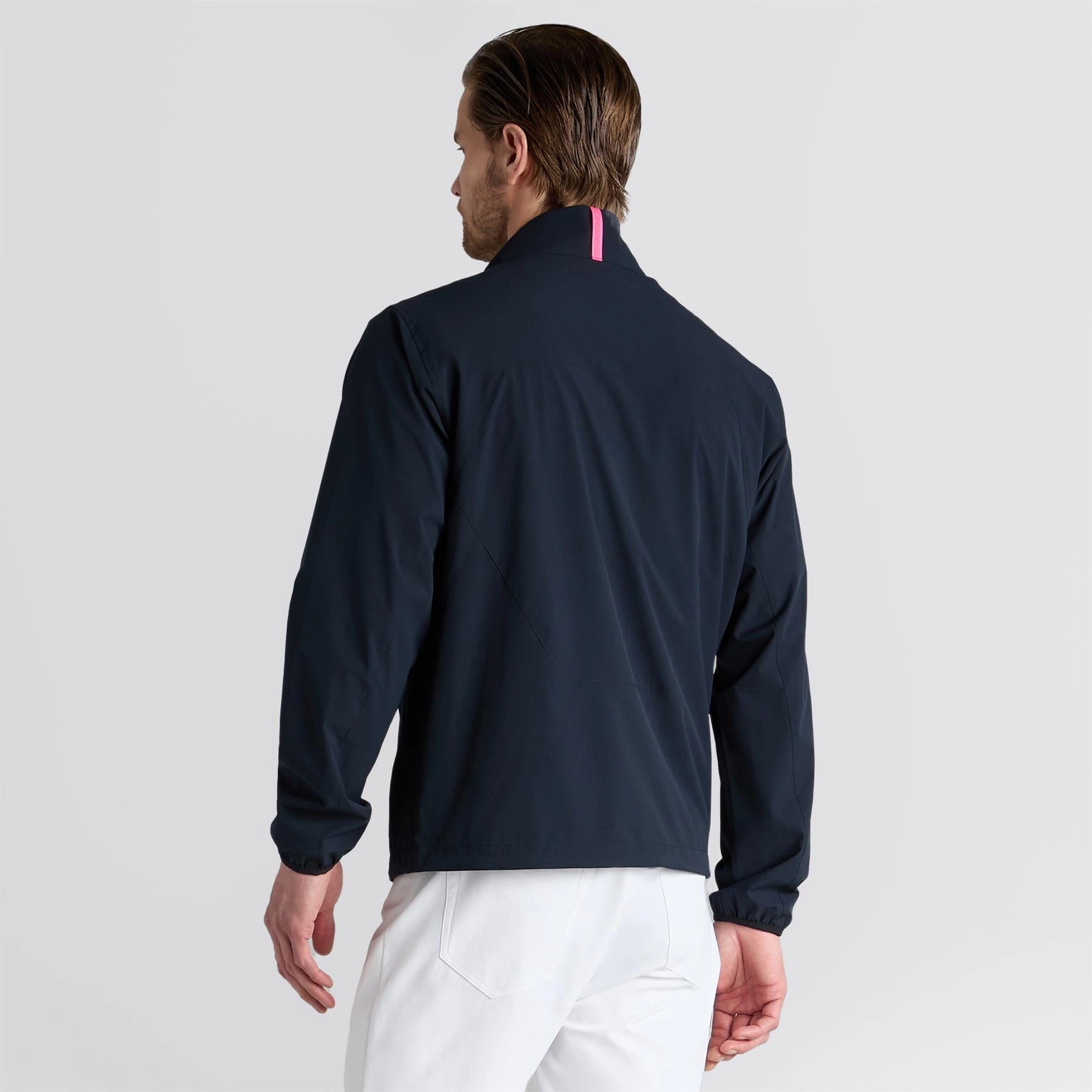 Gray Parachute Windbreaker Jacket Twilight