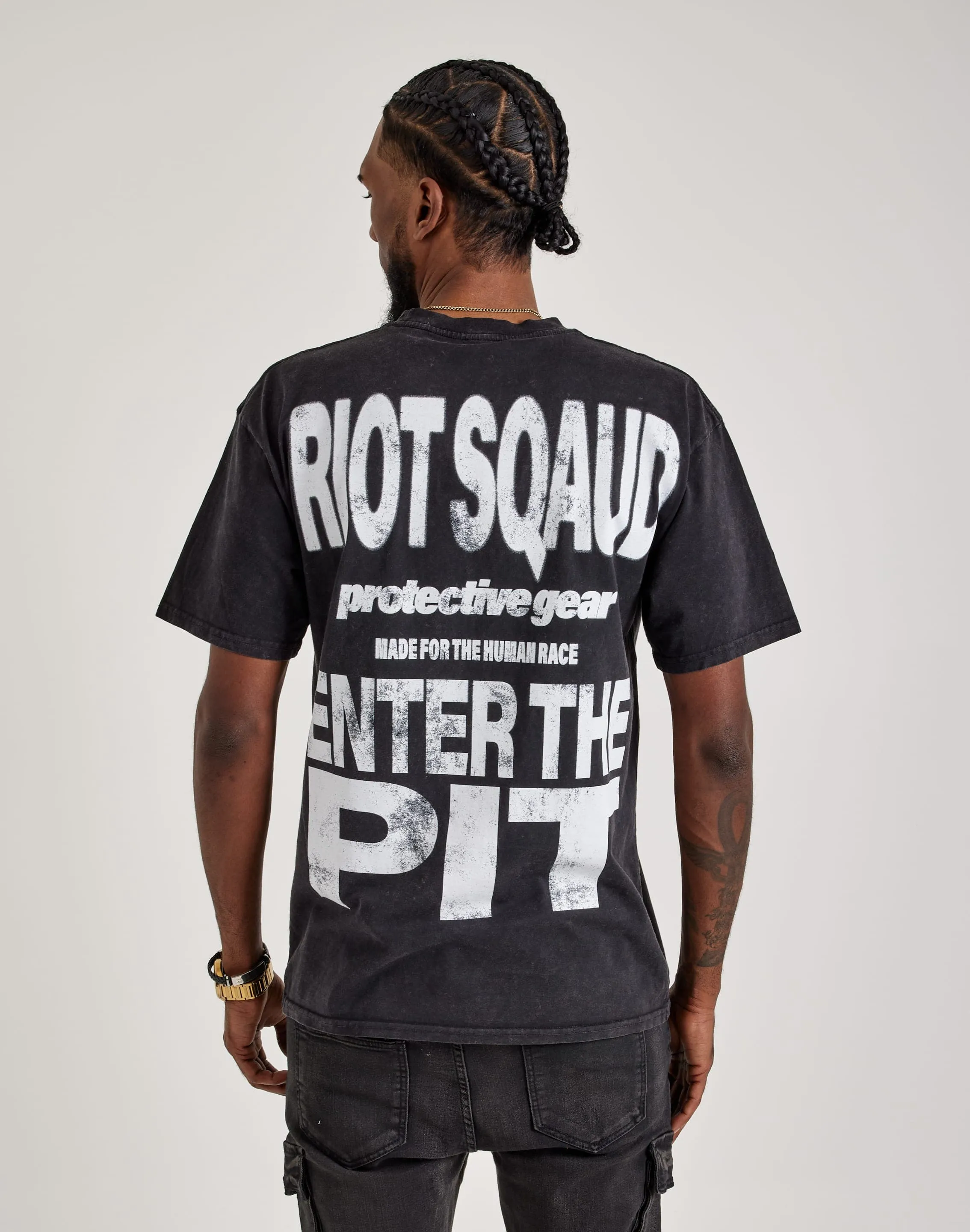 Loiter Riot Squad Tee Sequin Glow