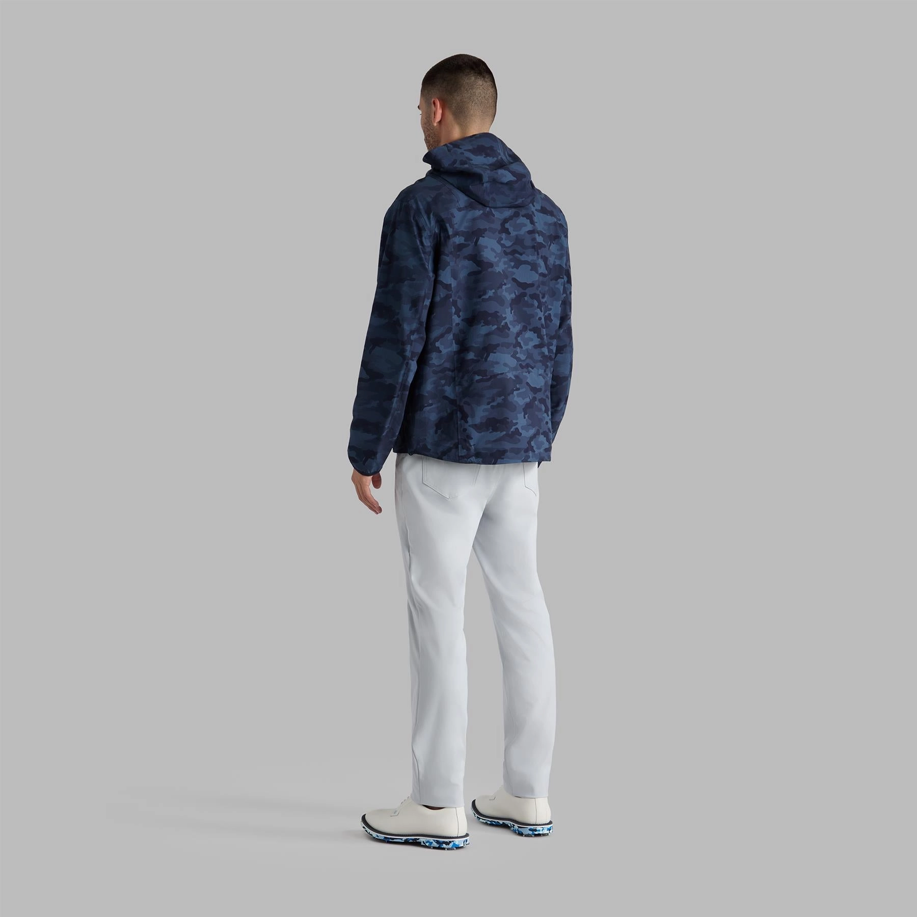 Cold Weather Zippered Closure Tech Hooded Pullover Twilight Camo