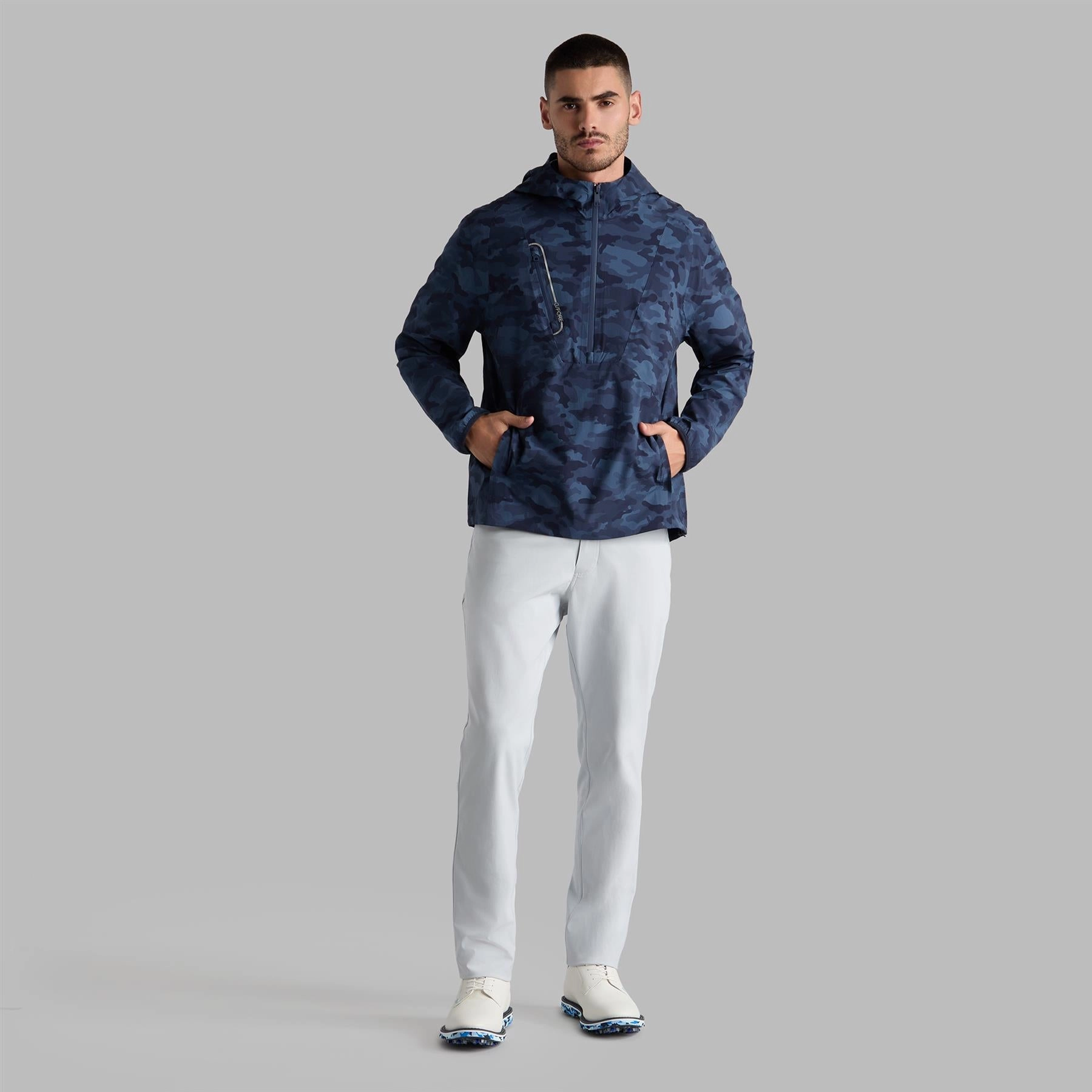 Tech Hooded Pullover Twilight Camo Disrupt detachable sleeves