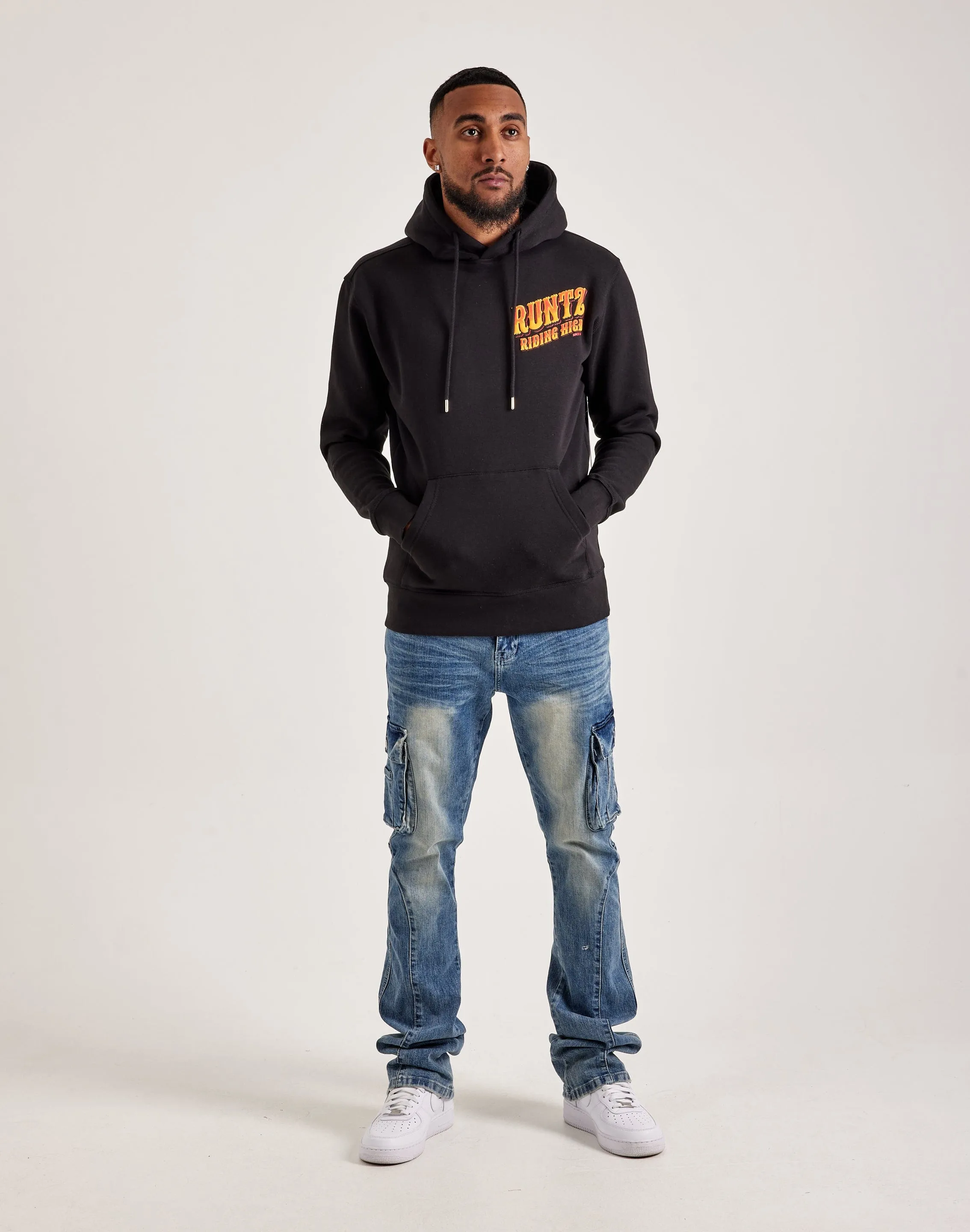 Runtz Riding High Hoodie HiddenZipperClosure NonIrritatingSeams