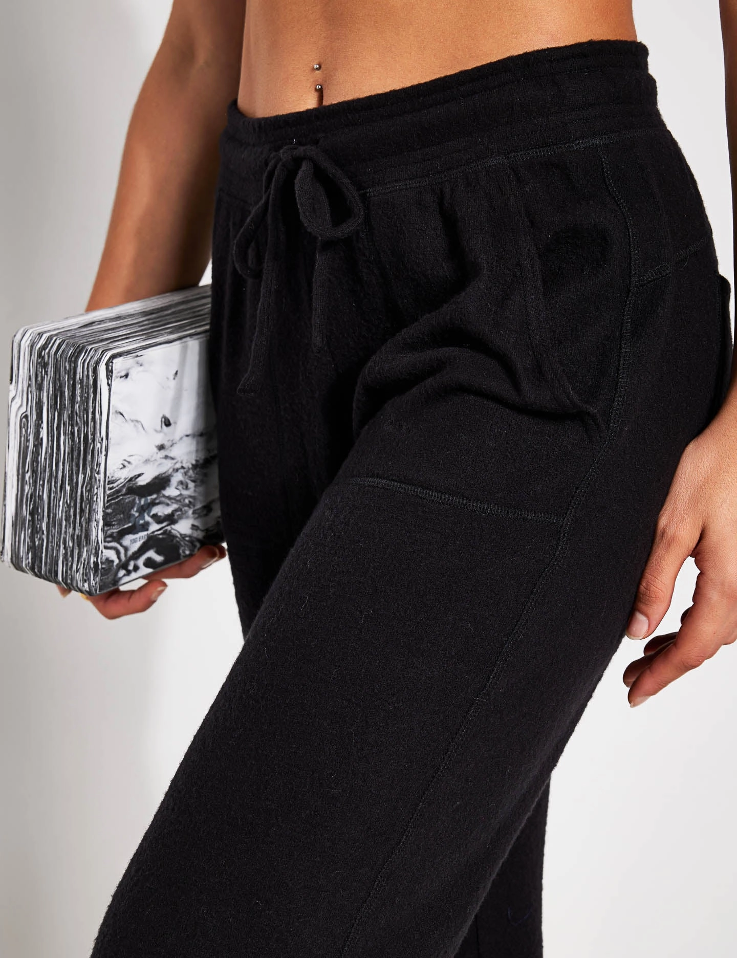 Soho Sweatpant - Black Bonded Seam Durability
