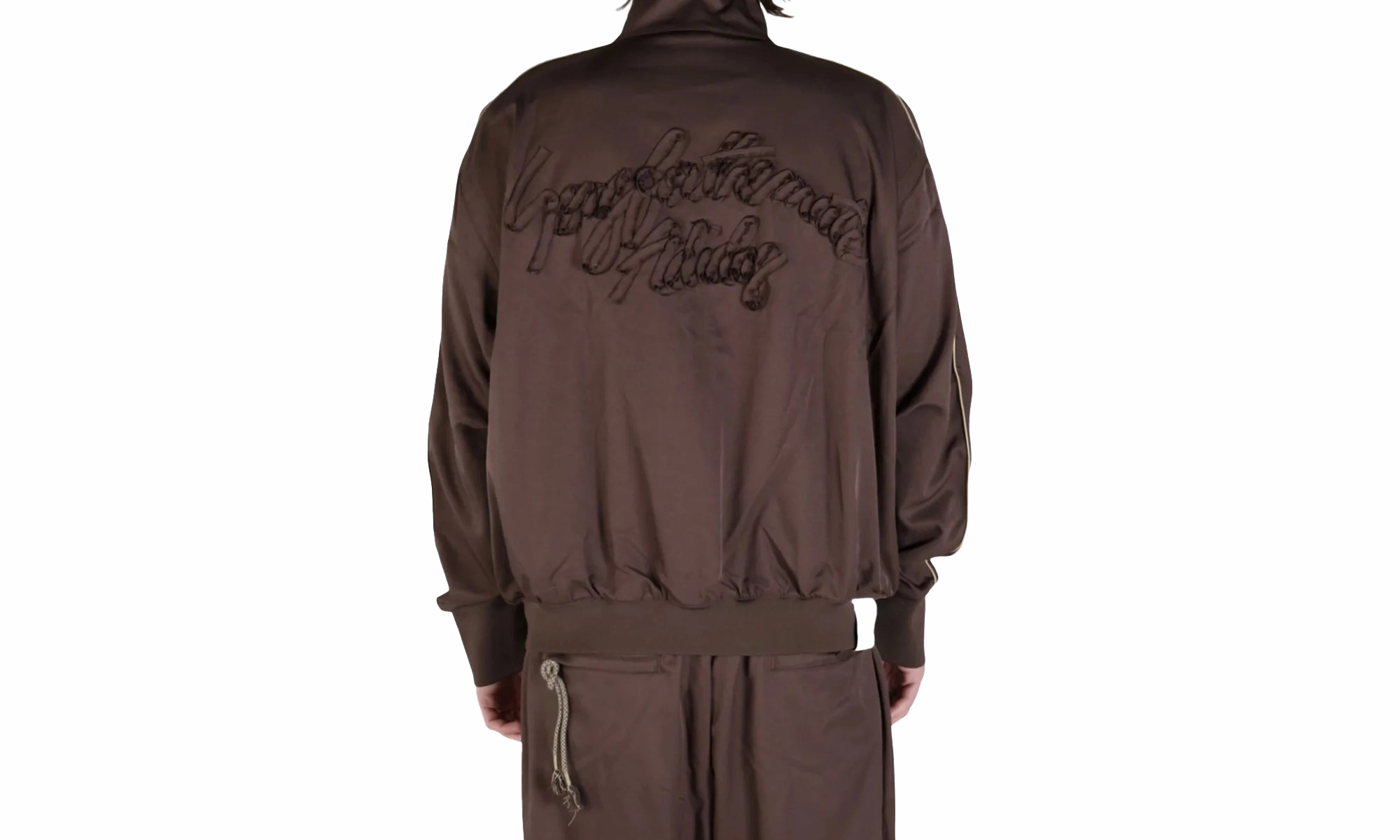 Song For The Mute Track Jacket "Brown" Art Glow Ventilated Back Panel