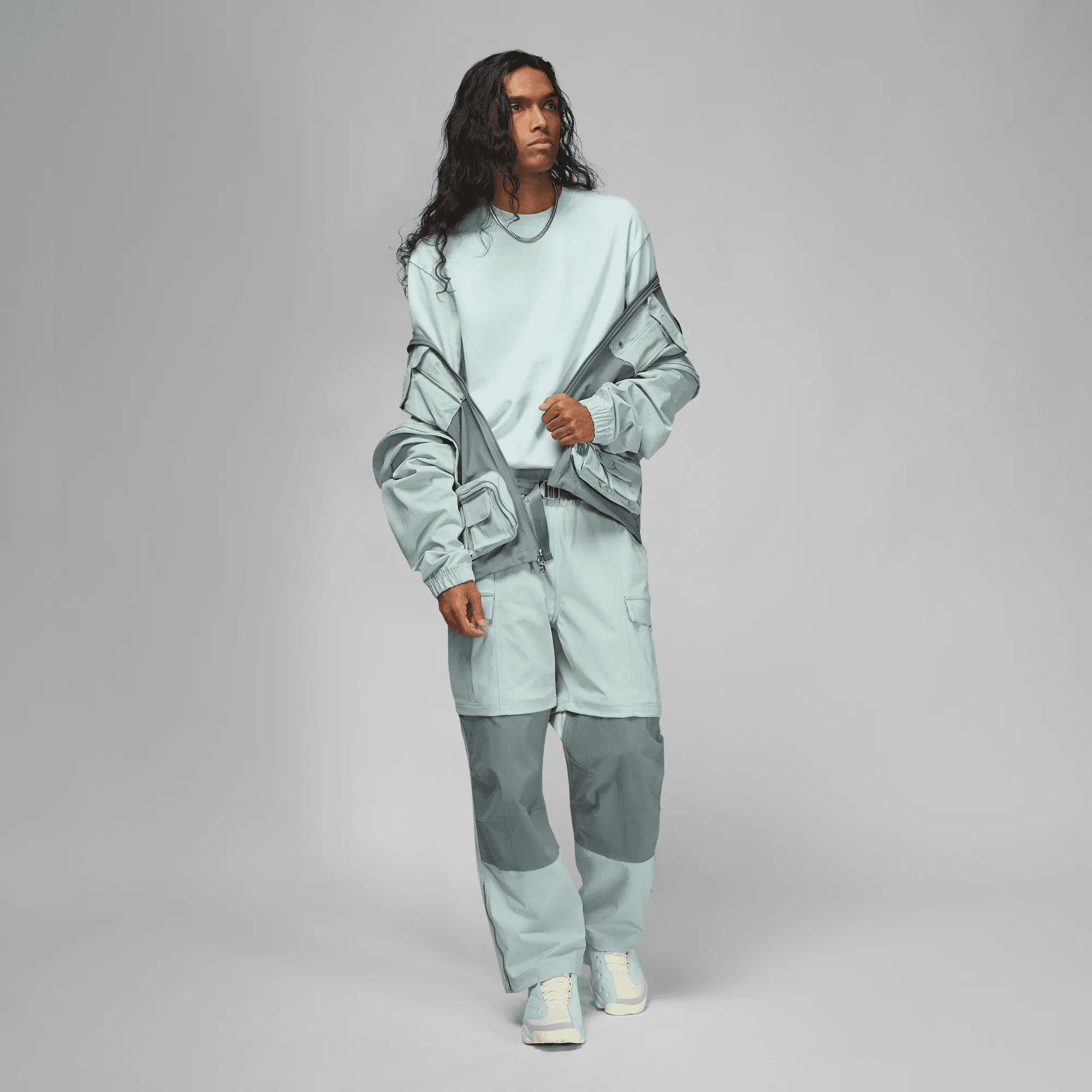 SOLEFLY X JORDAN CARGO PANTS - LIGHT SMOKE GREY SkinFriendlyElastic