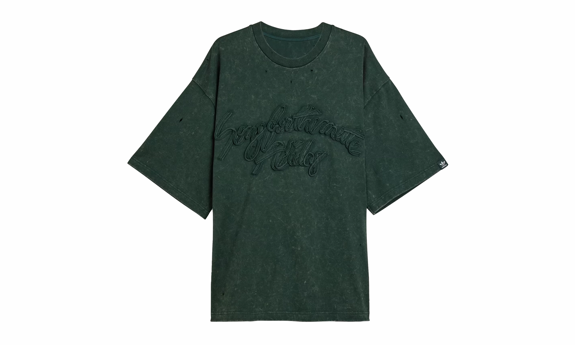 Song For The Mute Wash Tee "Green" Queen Glow AntibacterialMaterial