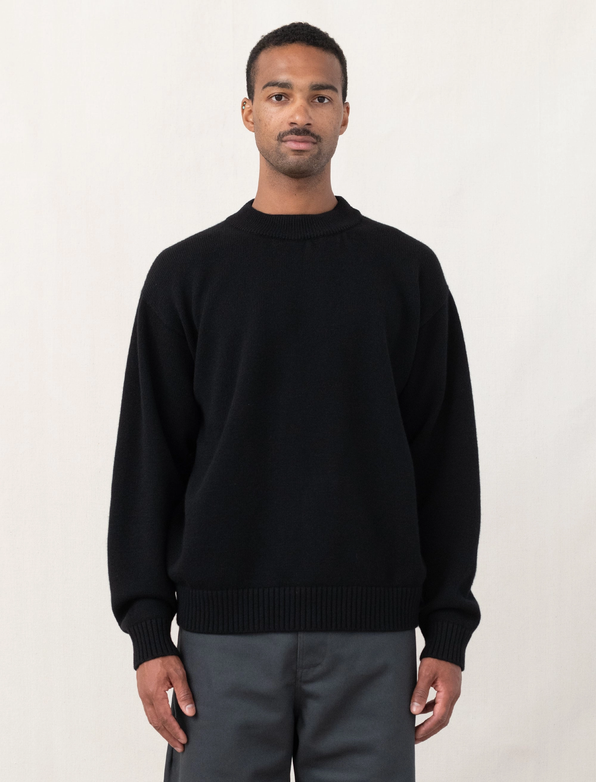 Source Sweater (Black) Bonded Seam Tape PocketDetails