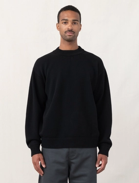Source Sweater (Black) Bonded Seam Tape PocketDetails