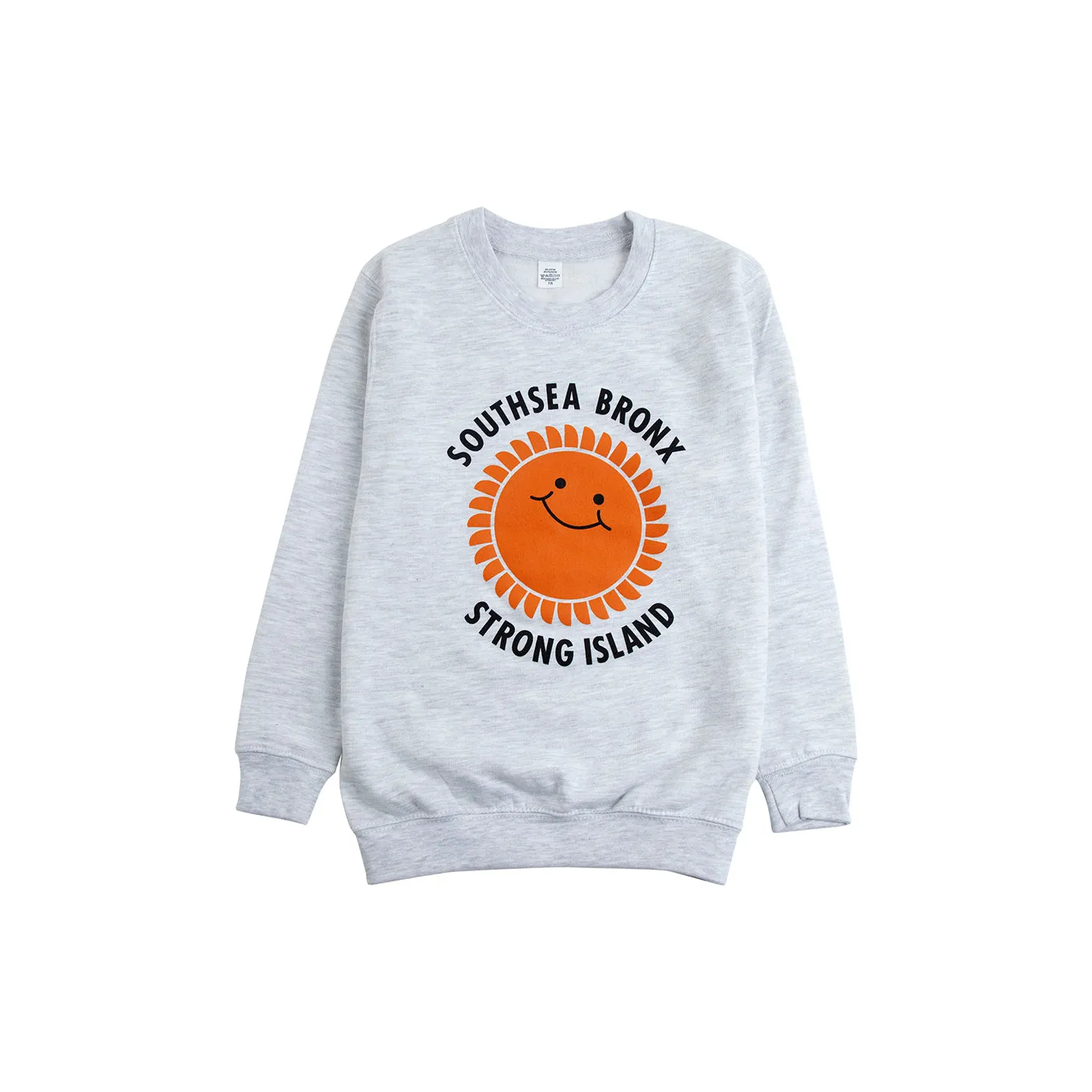Southsea Bronx Strong Island Kids Sweatshirt - Grey product office appropriate professionalism product keychain convenience