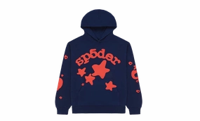 Sp5der Beluga Hoodie "Navy"