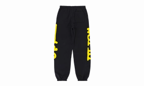 Sp5der Beluga Sweatpants "Onyx/Yellow"