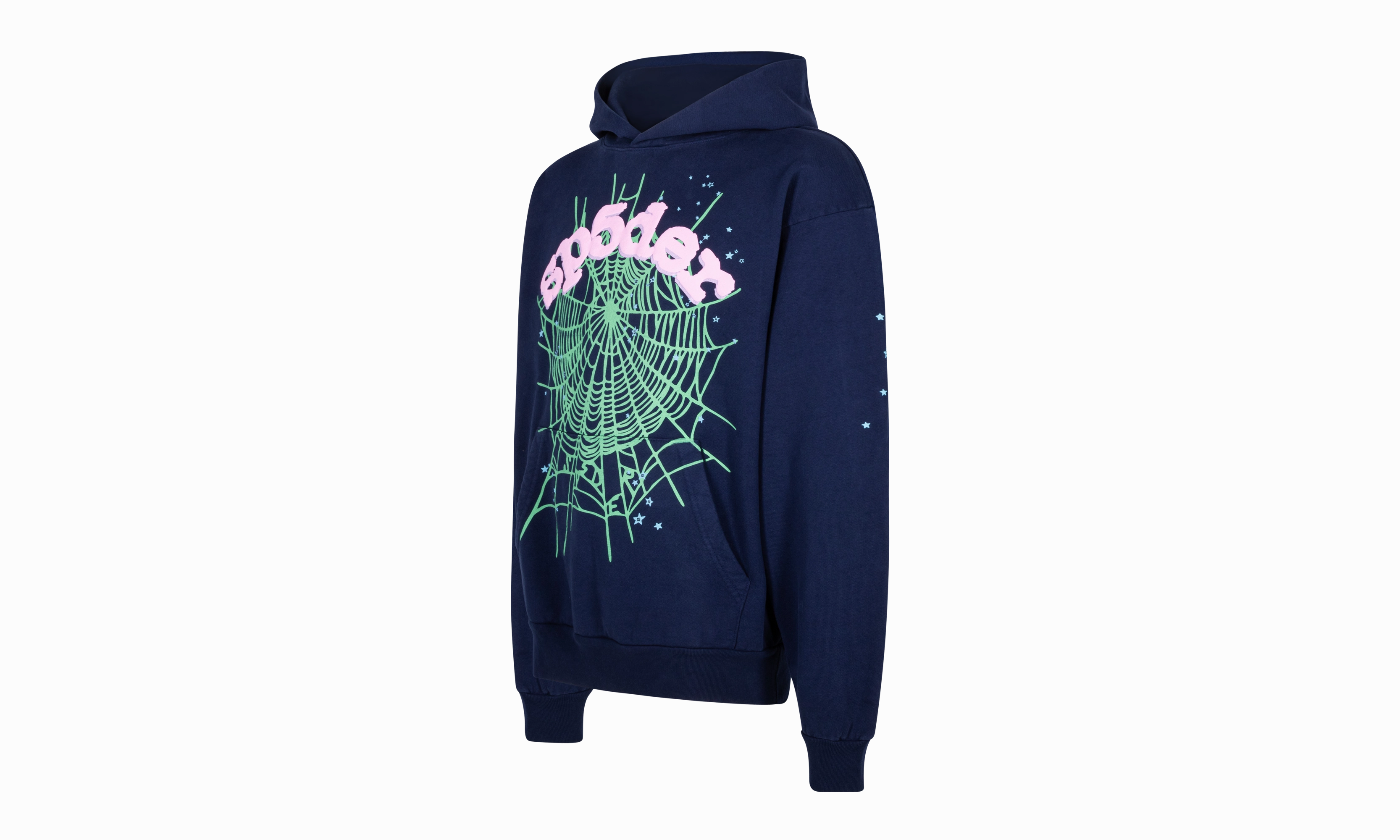SP5DER OG WEB NAVY PINK HOODIE "Navy, Pink"