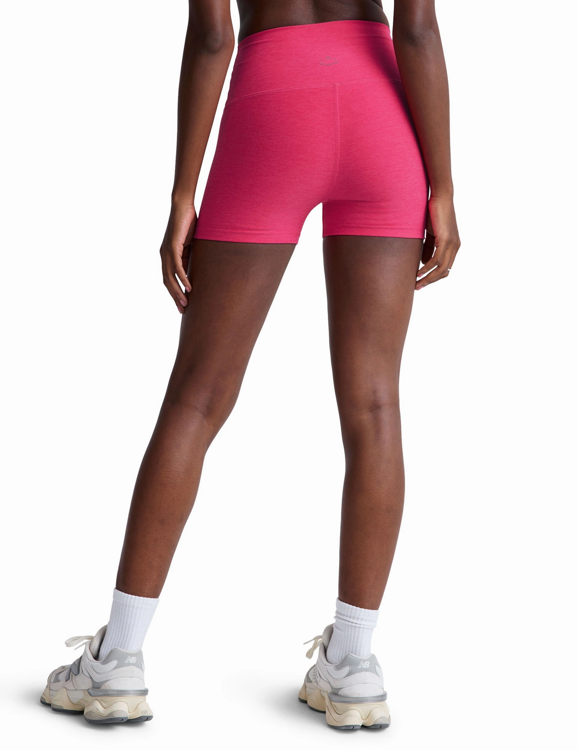 Anorak Spacedye Keep Pace 5" Biker Short - Vivid Pink Heather