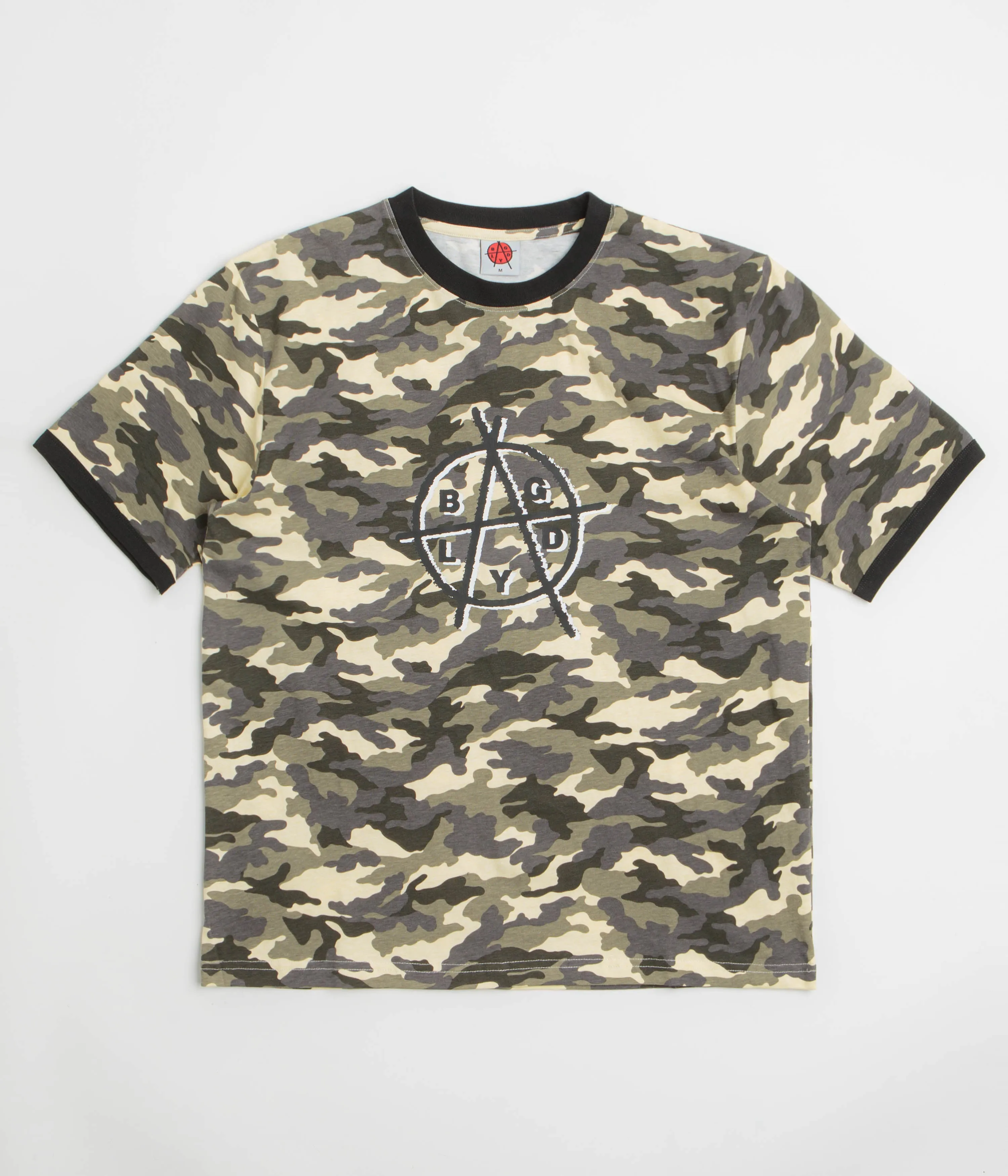 Baglady Bagarchy Ringer T-Shirt - Sand Camo Daily Use