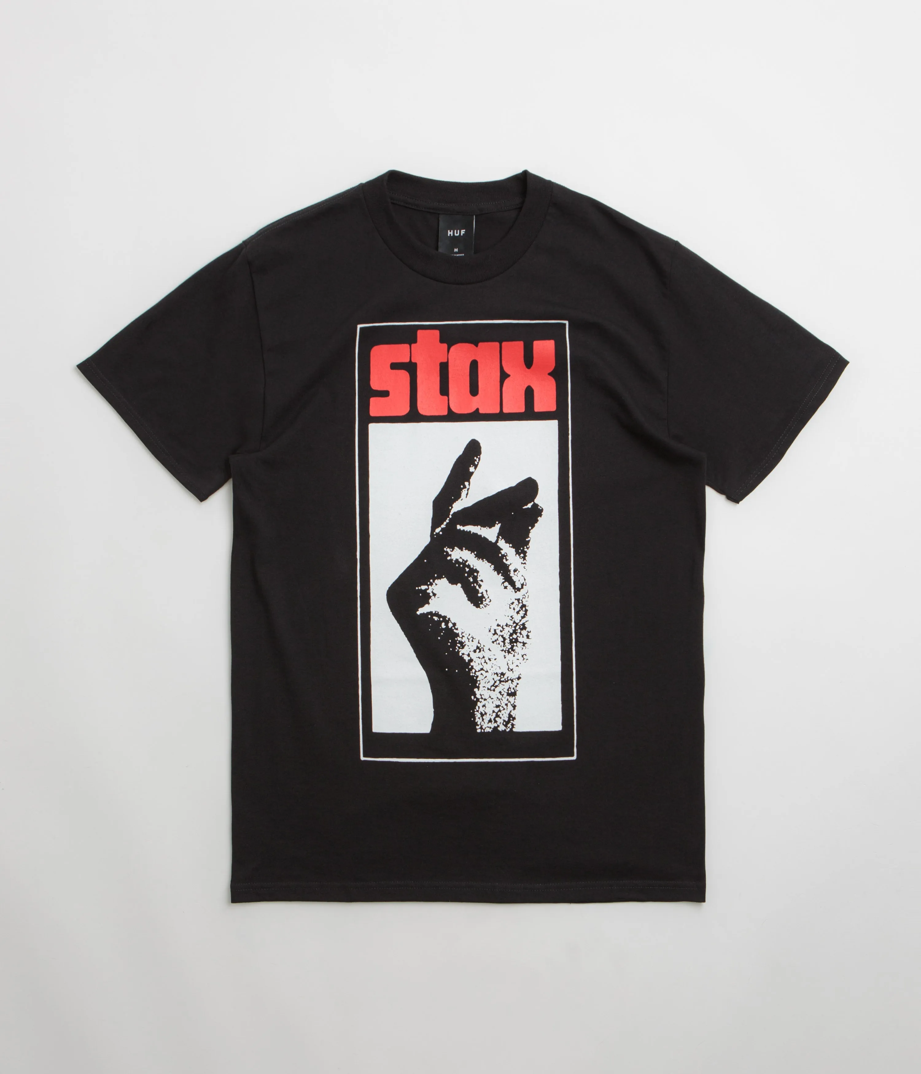 eyelet ping pong event HUF Stax Snap T-Shirt - Black