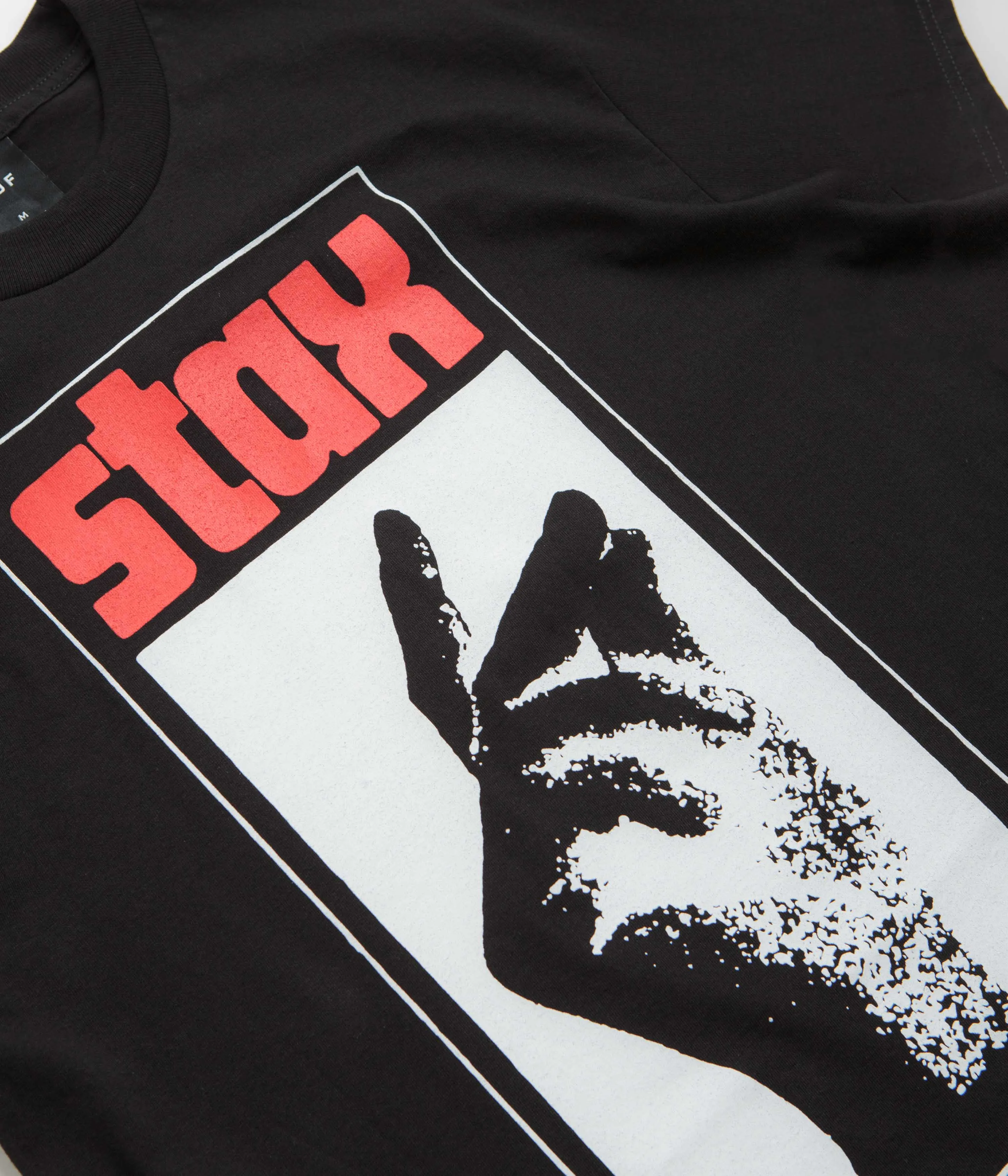 HUF Stax Snap T-Shirt - Black Limited availability Bestseller