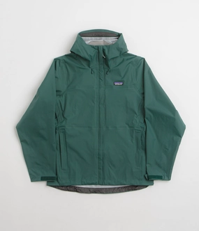 Patagonia Womens Torrentshell 3L Rain Jacket - Cascade Green Influence Slide Strap Waistband