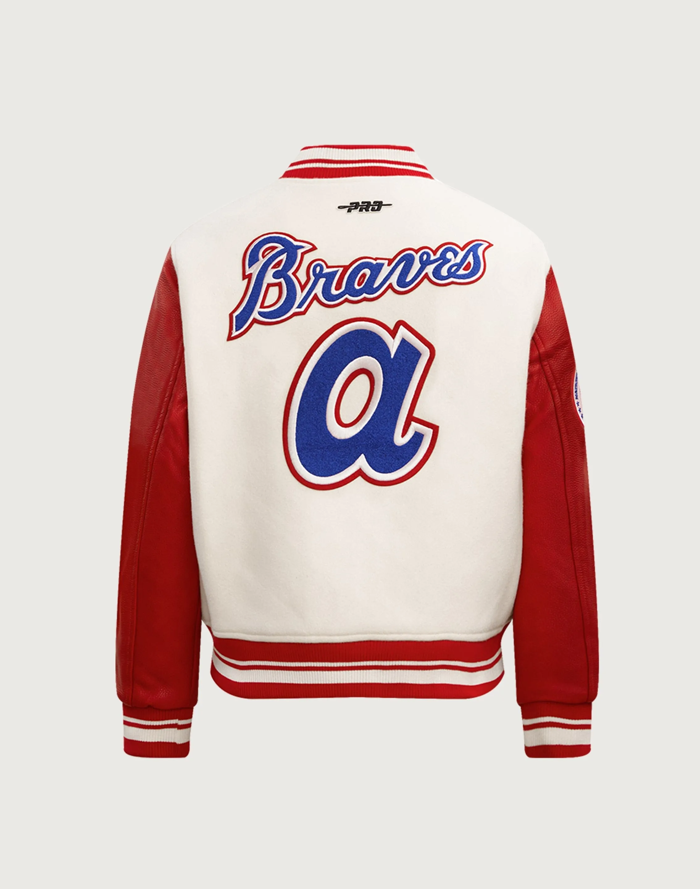 Pro Standard MLB Atlanta Braves Retro Classic Wool Varsity Jacket Seamless transition