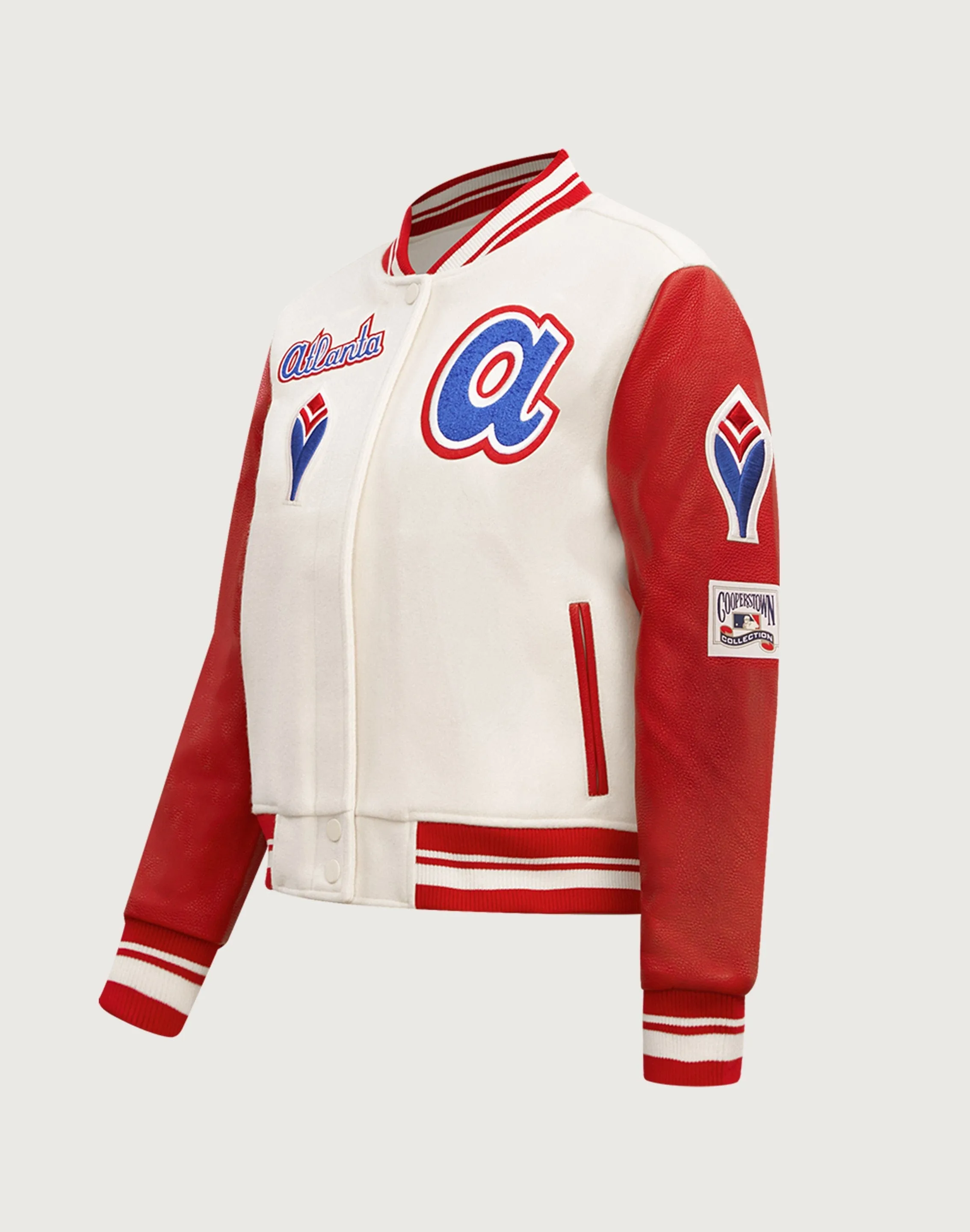 Pro Standard MLB Atlanta Braves Retro Classic Wool Varsity Jacket Saga Vibe