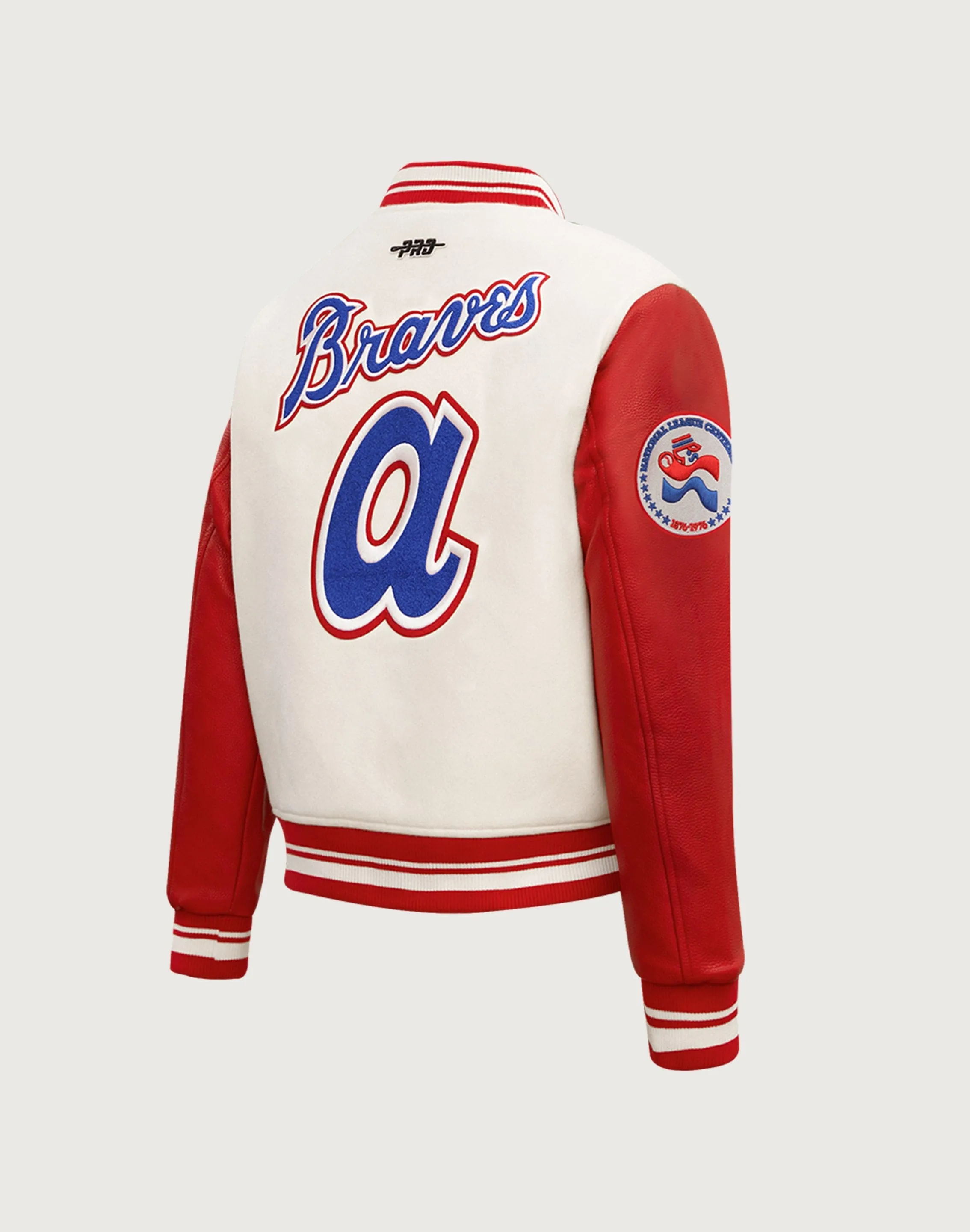 Pro Standard MLB Atlanta Braves Retro Classic Wool Varsity Jacket ElasticFree