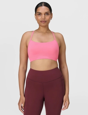Spirit Restored Yoga Bra - Lollipop Pink Spandex