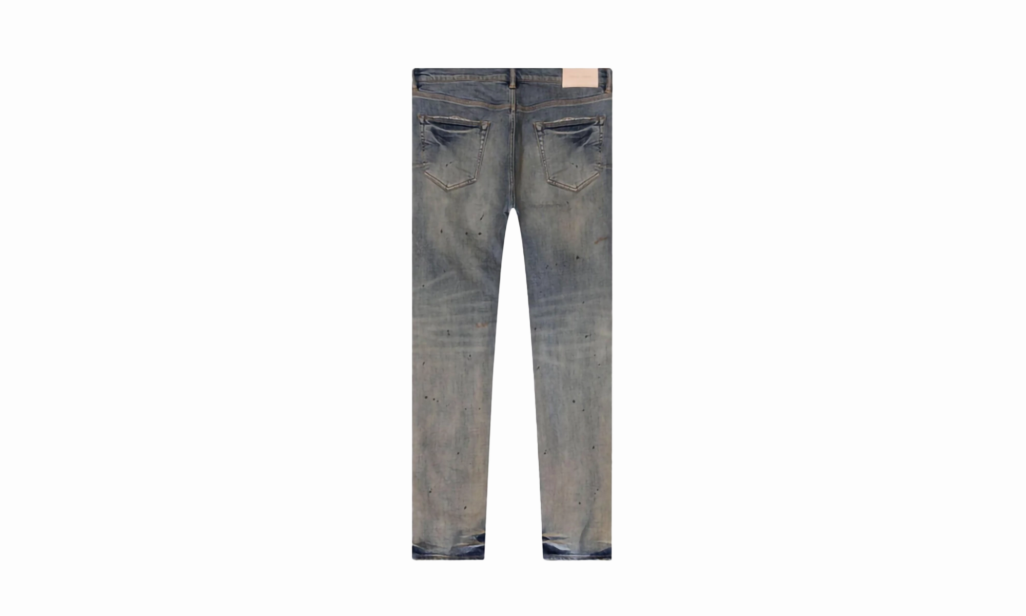 Modern Winter Warmth Loose All Day Use Indigo Oil Repair Slim Straight Jeans "BLUE"